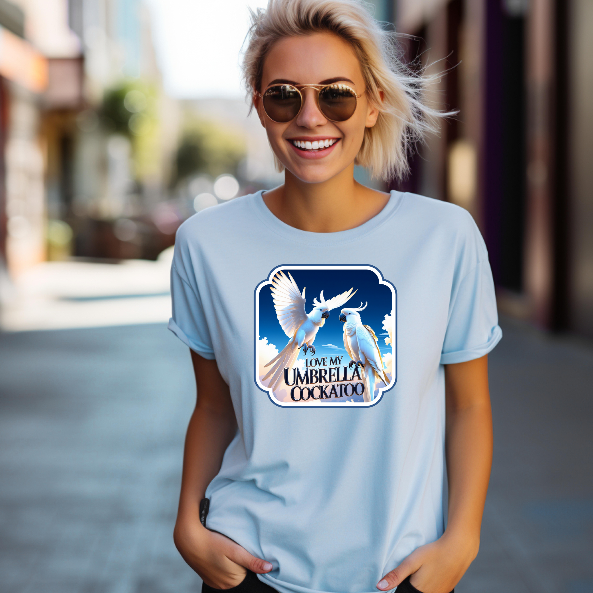Love My Umbrella Cockatoo T‑Shirt