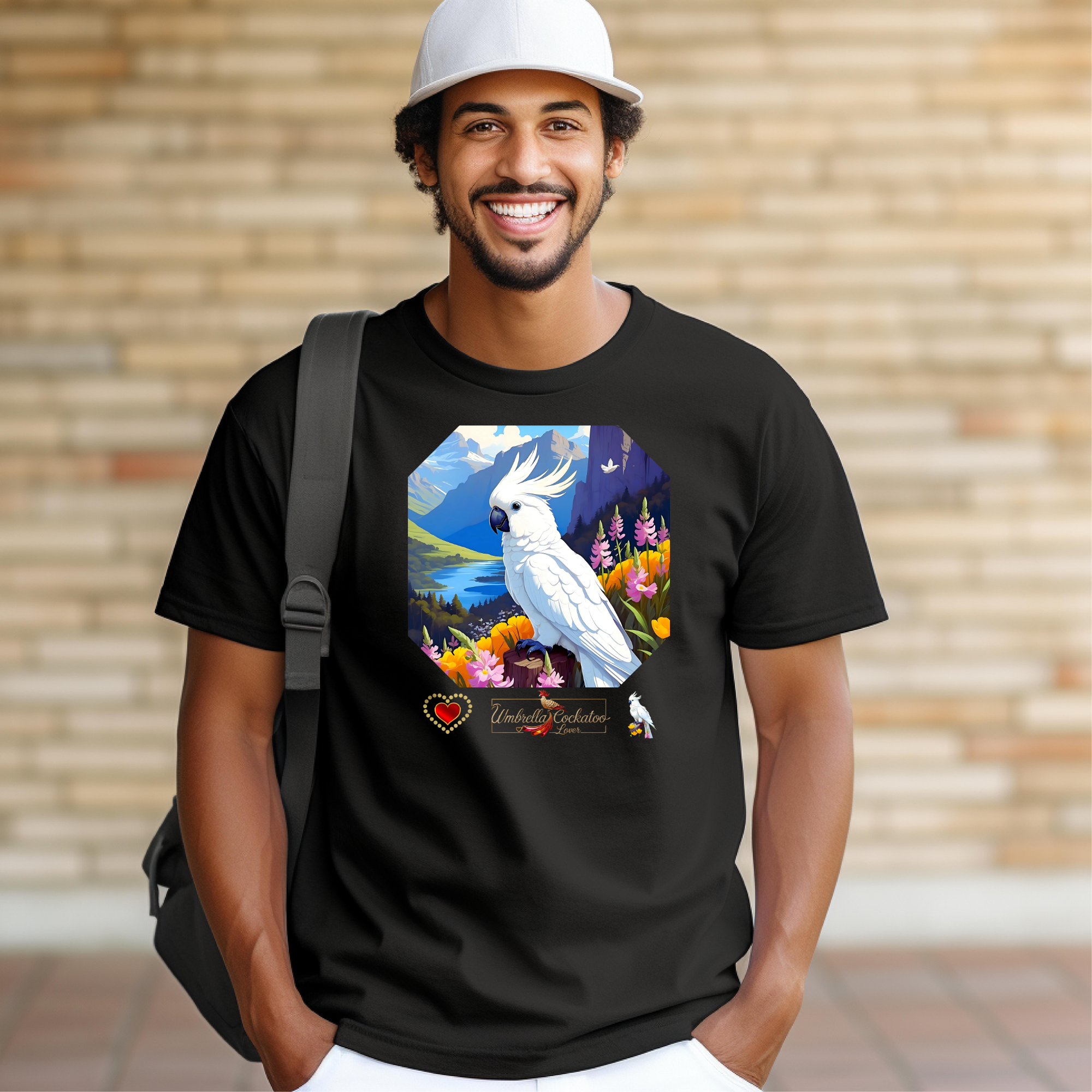 White Umbrella Cockatoo Lover T-Shirt