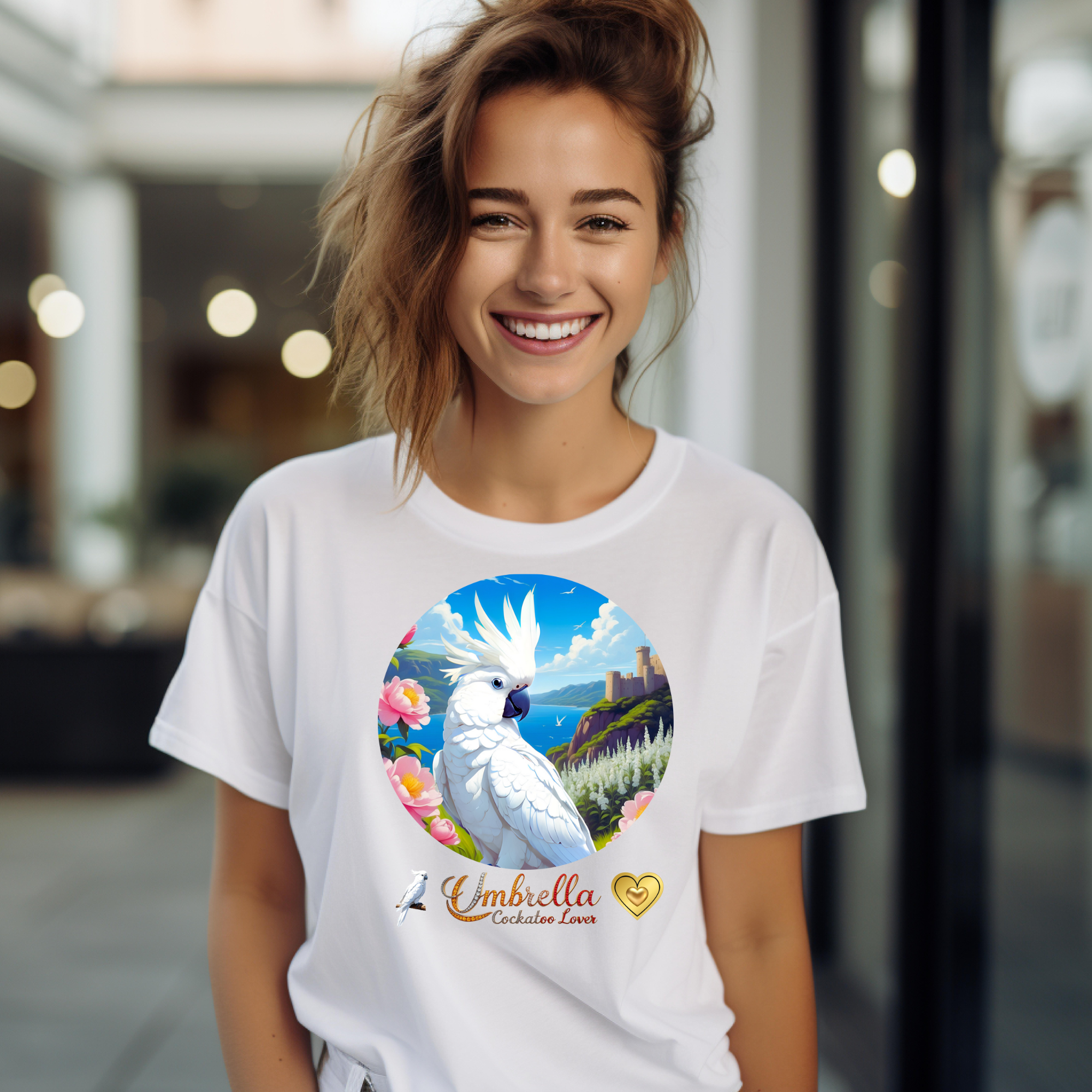 Mountain Umbrella Cockatoo Lover T-Shirt