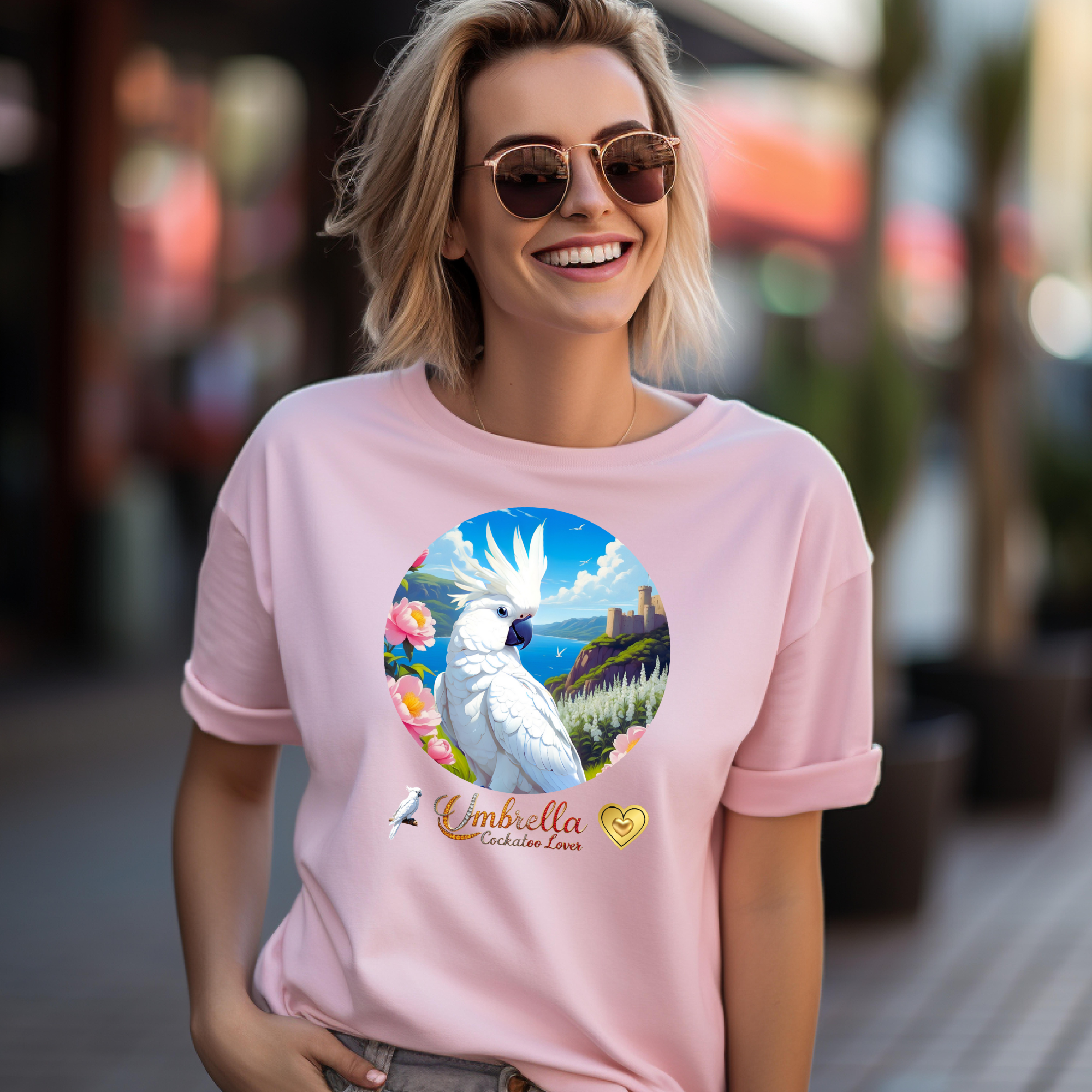 Mountain Umbrella Cockatoo Lover T-Shirt