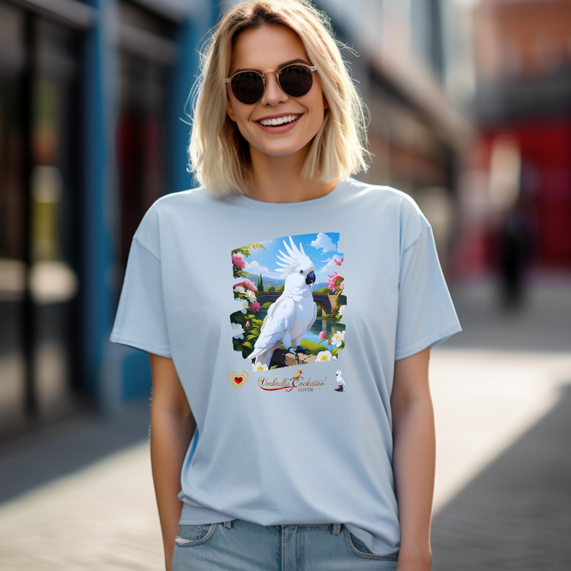 White Umbrella Cockatoo Lover T-Shirt