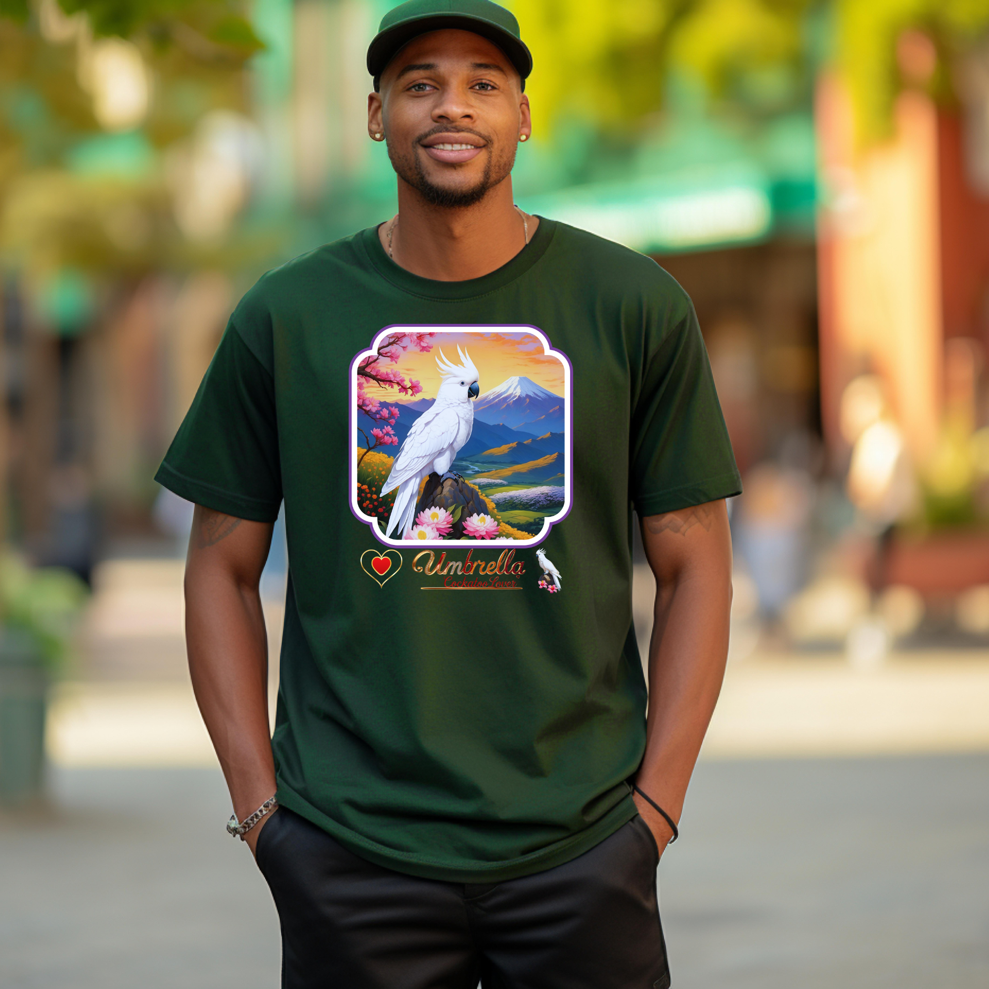 Mountain Umbrella Cockatoo Lover T‑Shirt