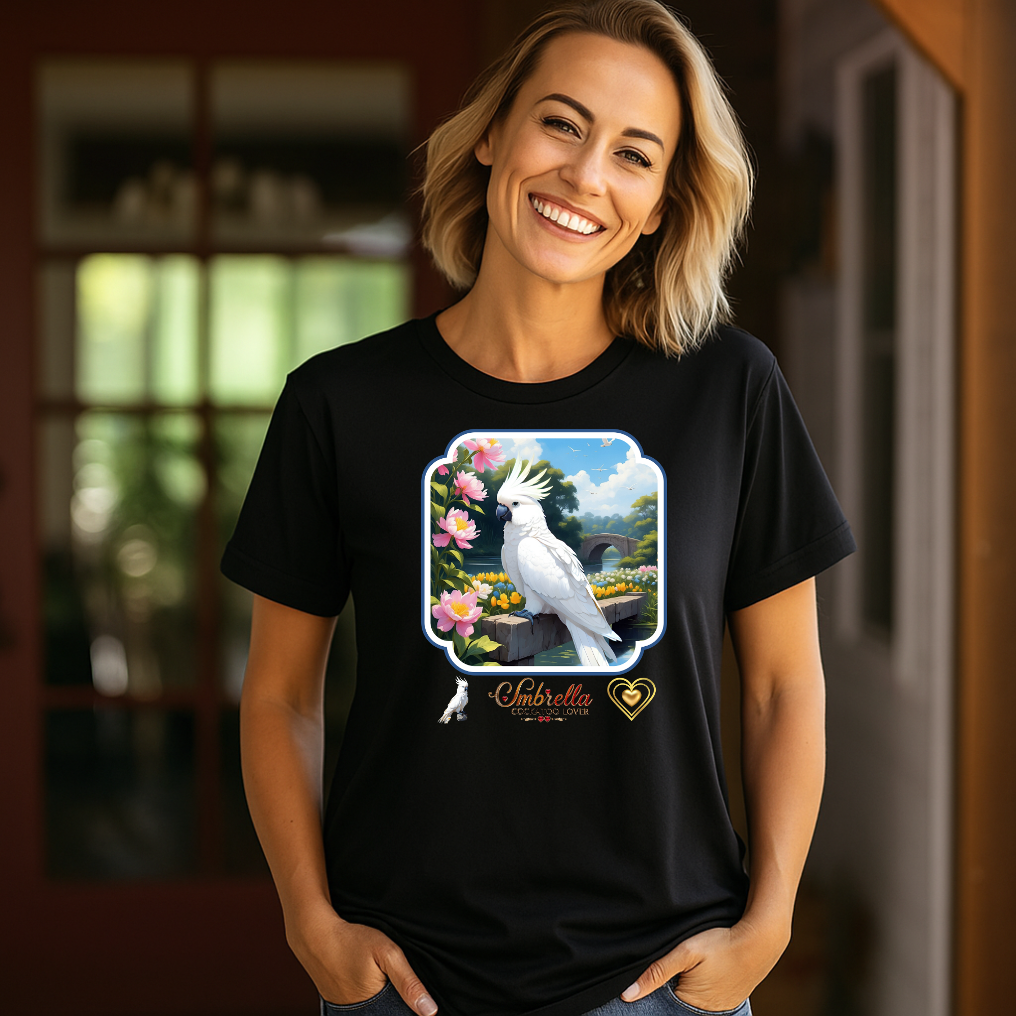 White Umbrella Cockatoo Lover T-Shirt