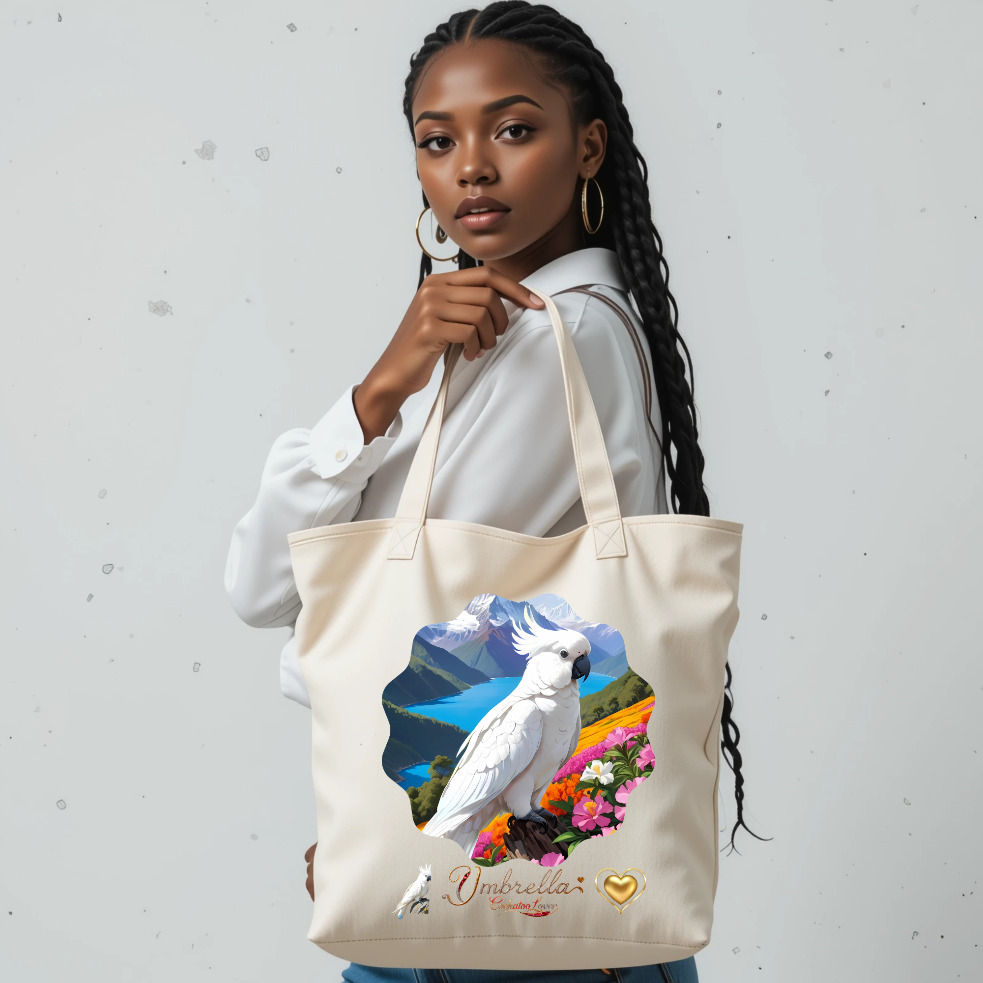 Umbrella Cockatoo Tote Bag