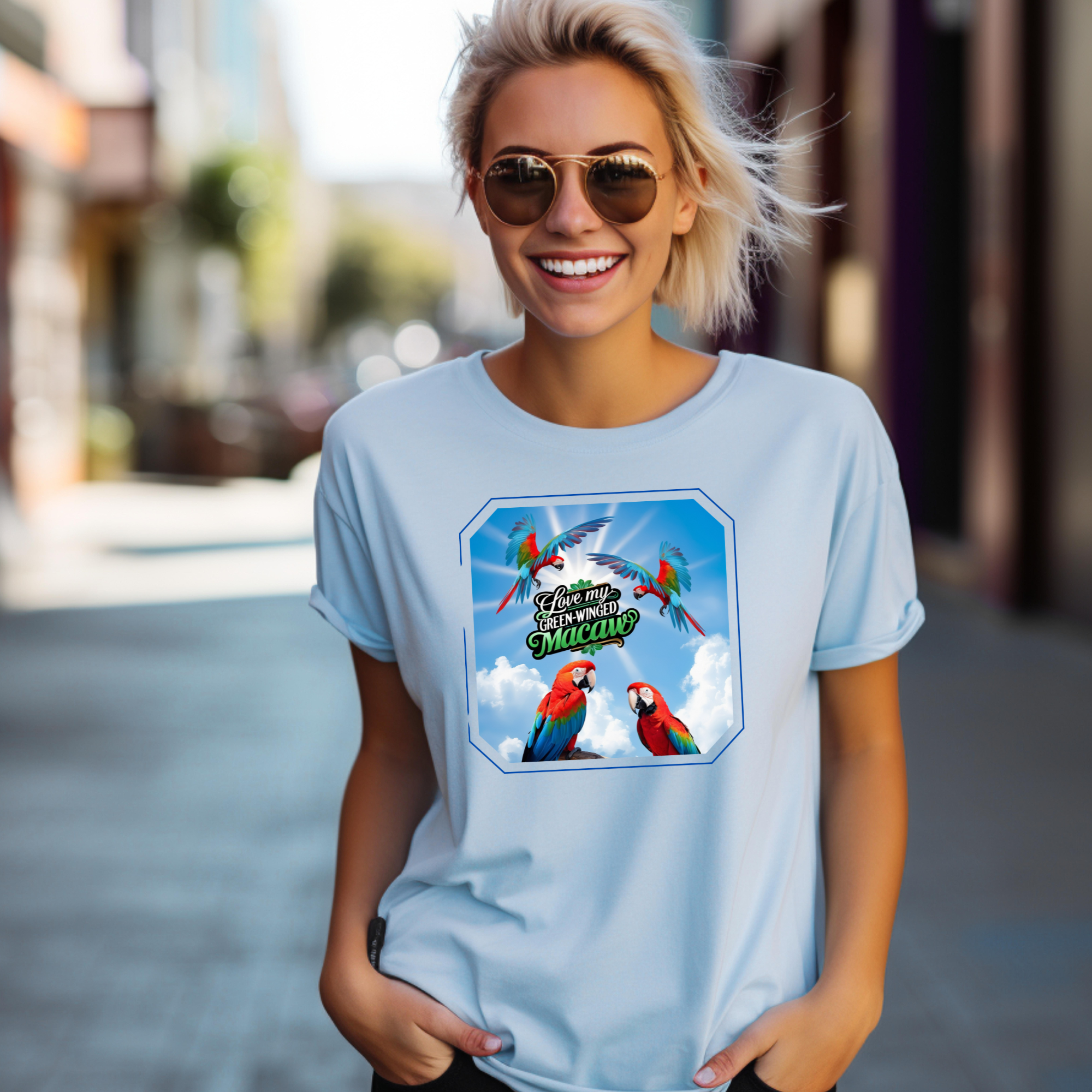 Love My Green-Winged Macaw T-Shirt