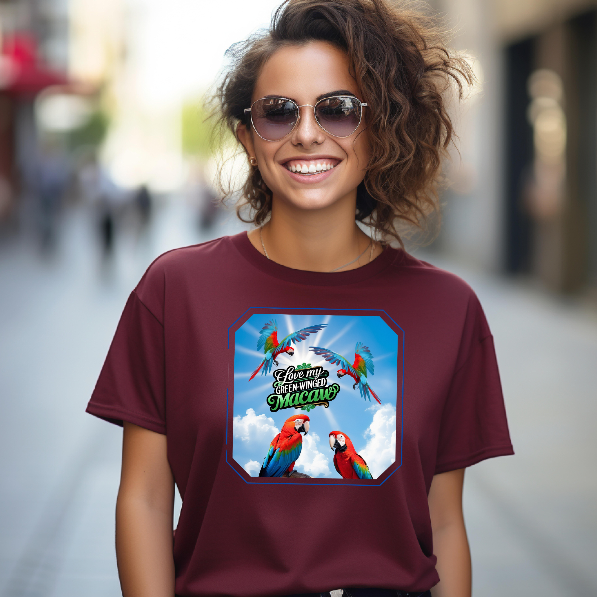 Love My Green-Winged Macaw T-Shirt