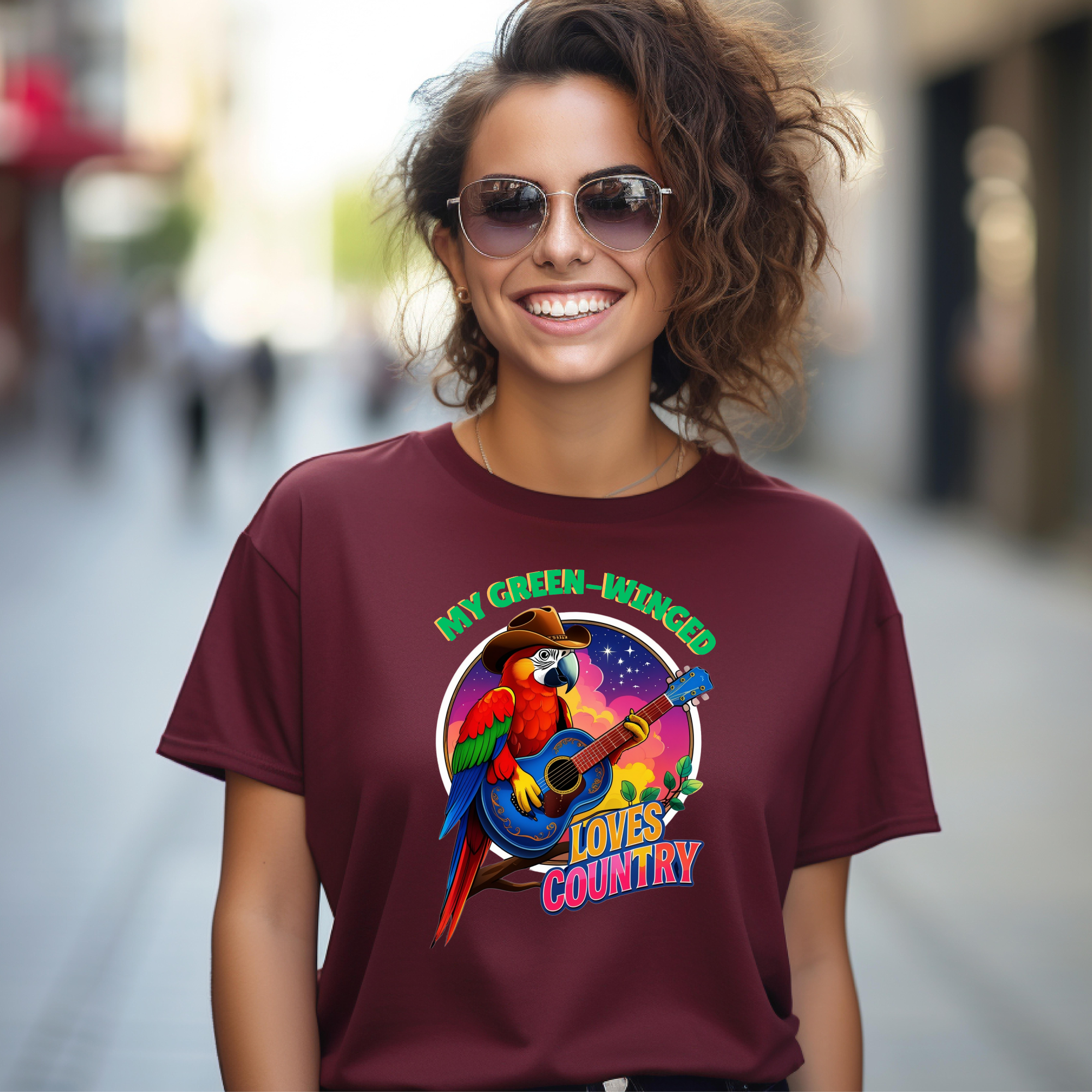 My Green-Winged Loves Country T-Shirt