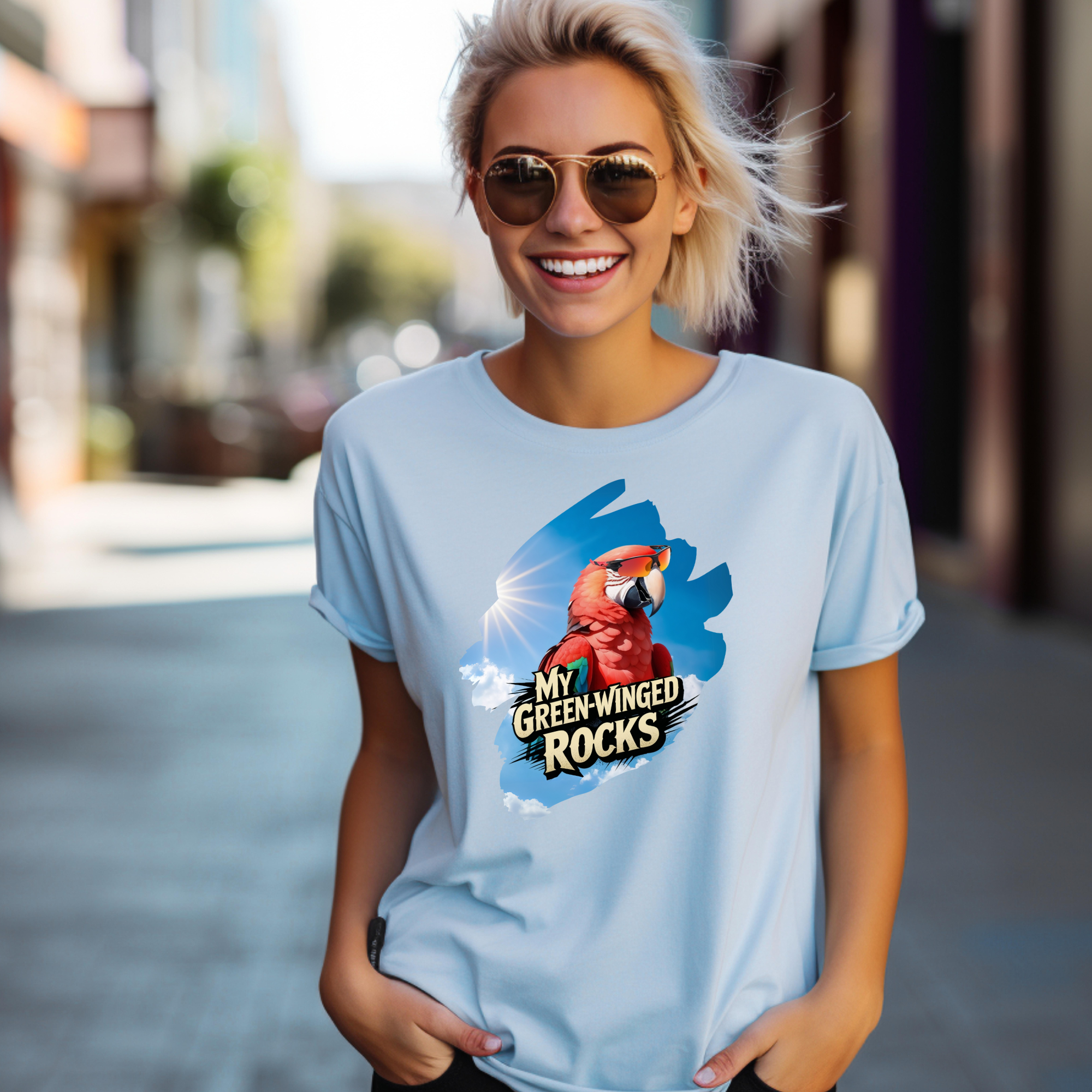 My Green-Winged Macaw Rocks T-Shirt