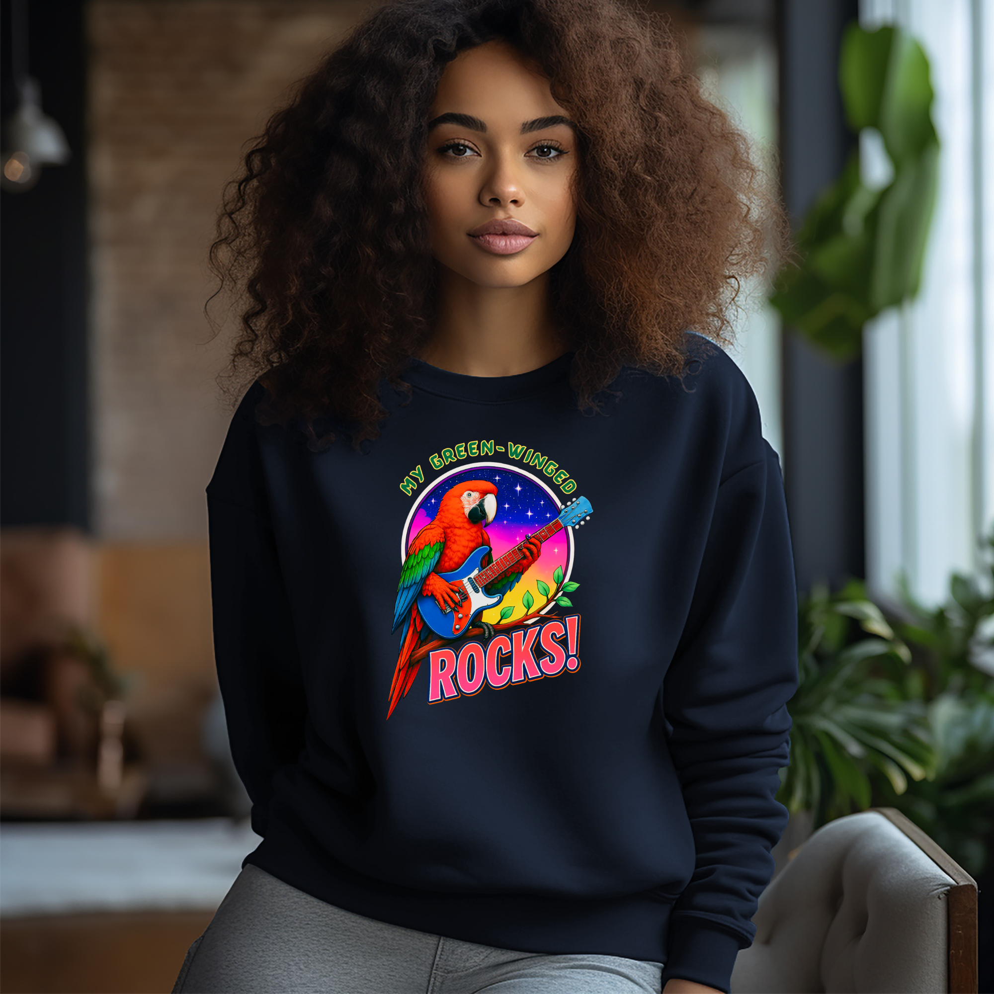 Green-Winged Rocks Sweatshirt