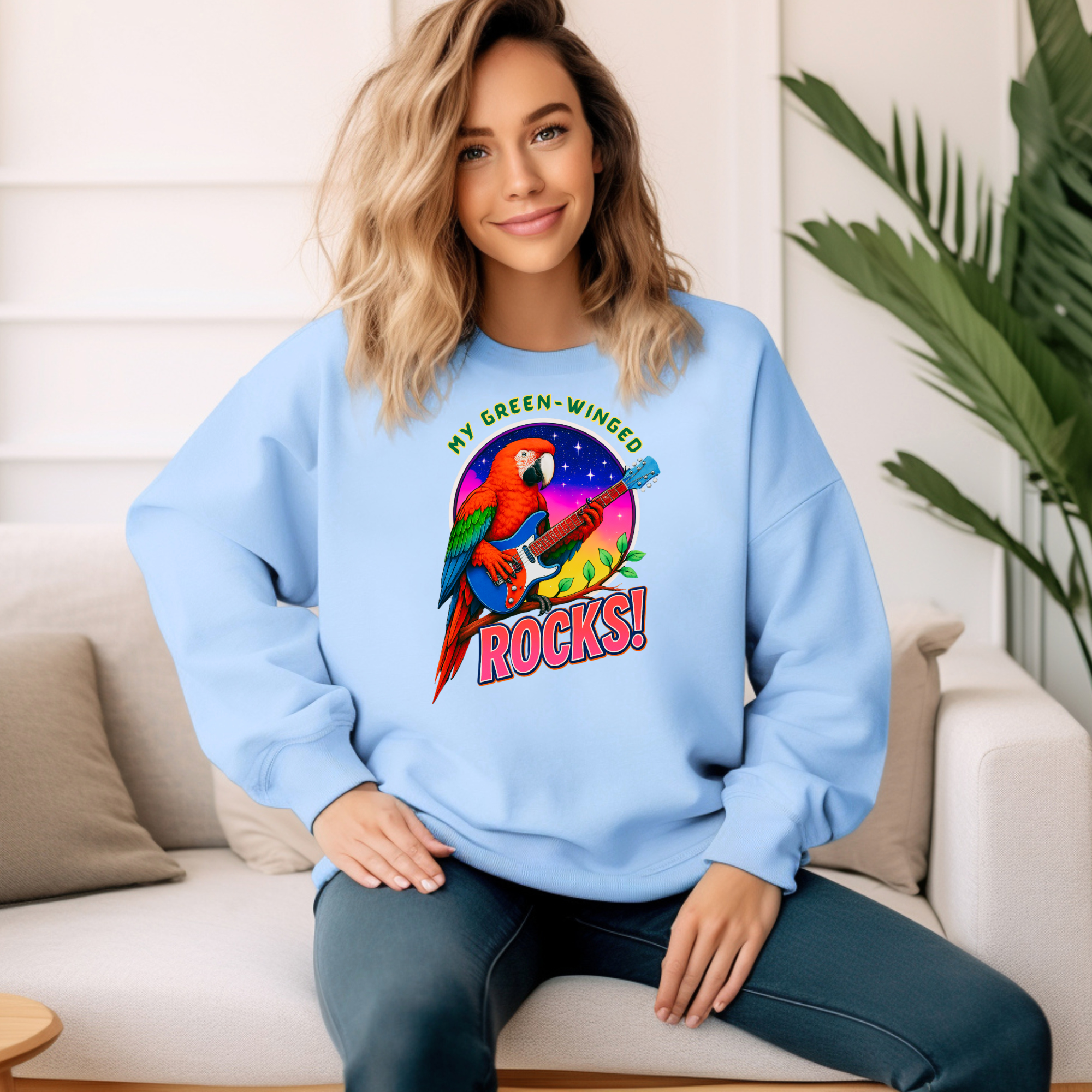 Green-Winged Rocks Sweatshirt