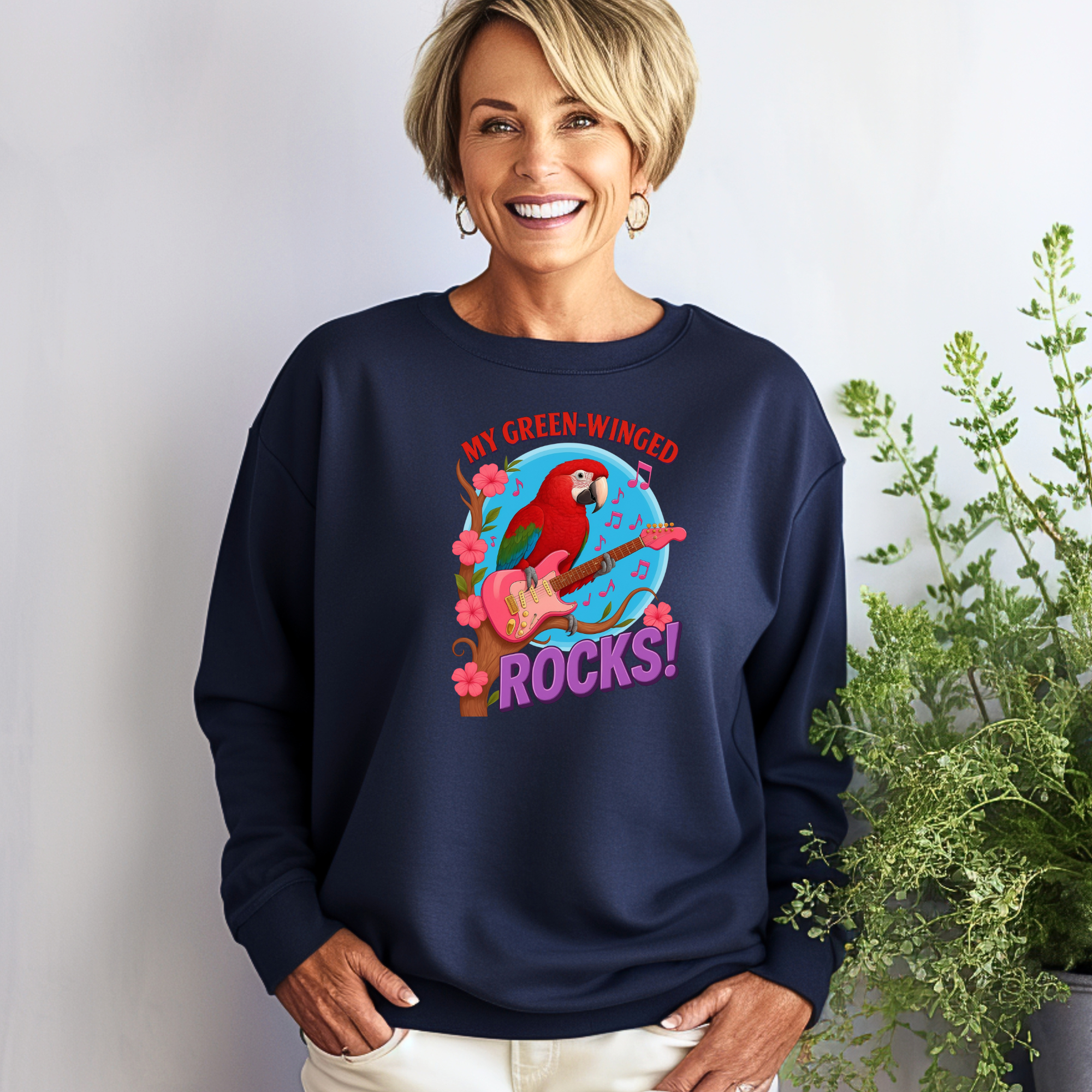 My Green-Winged Rocks Sweatshirt