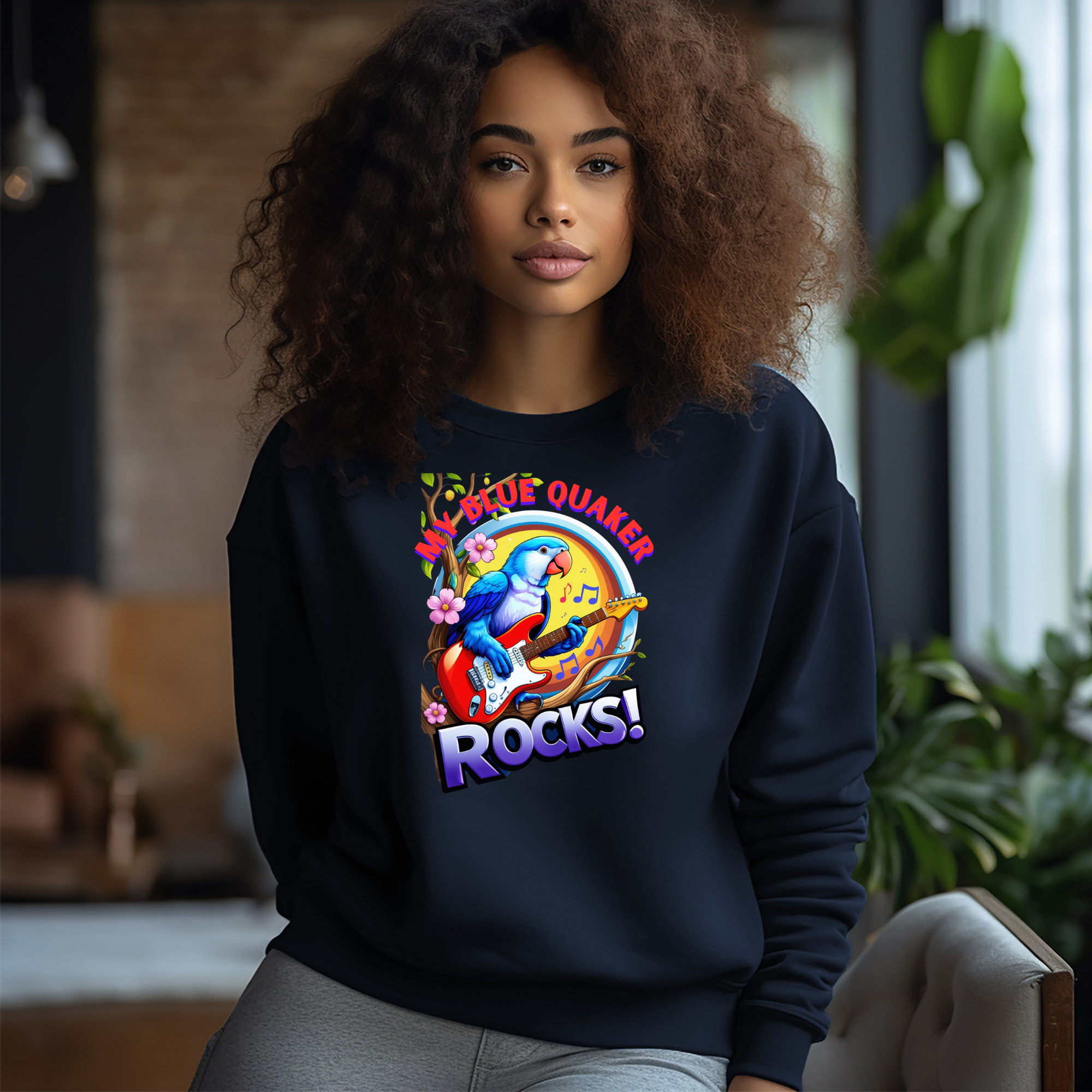 My Blue Quaker Rocks Sweatshirt