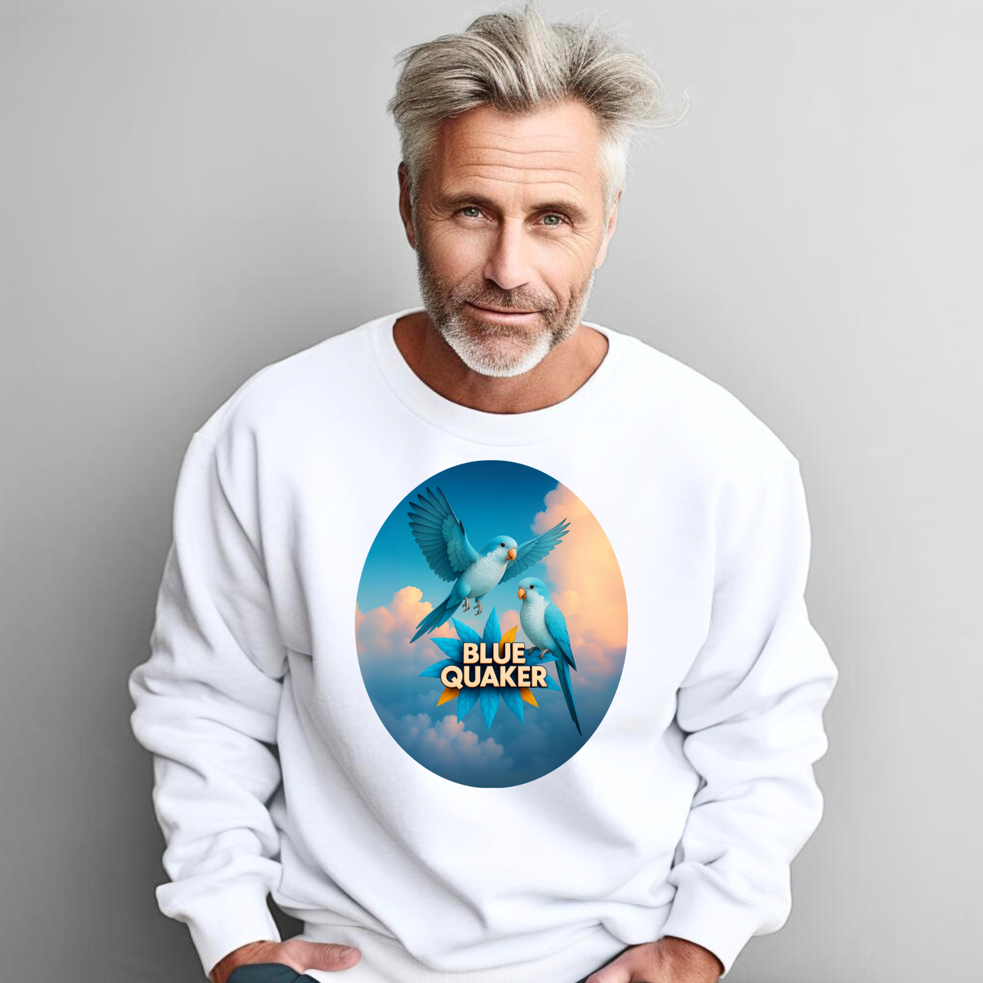 Blue Quaker Sweatshirt