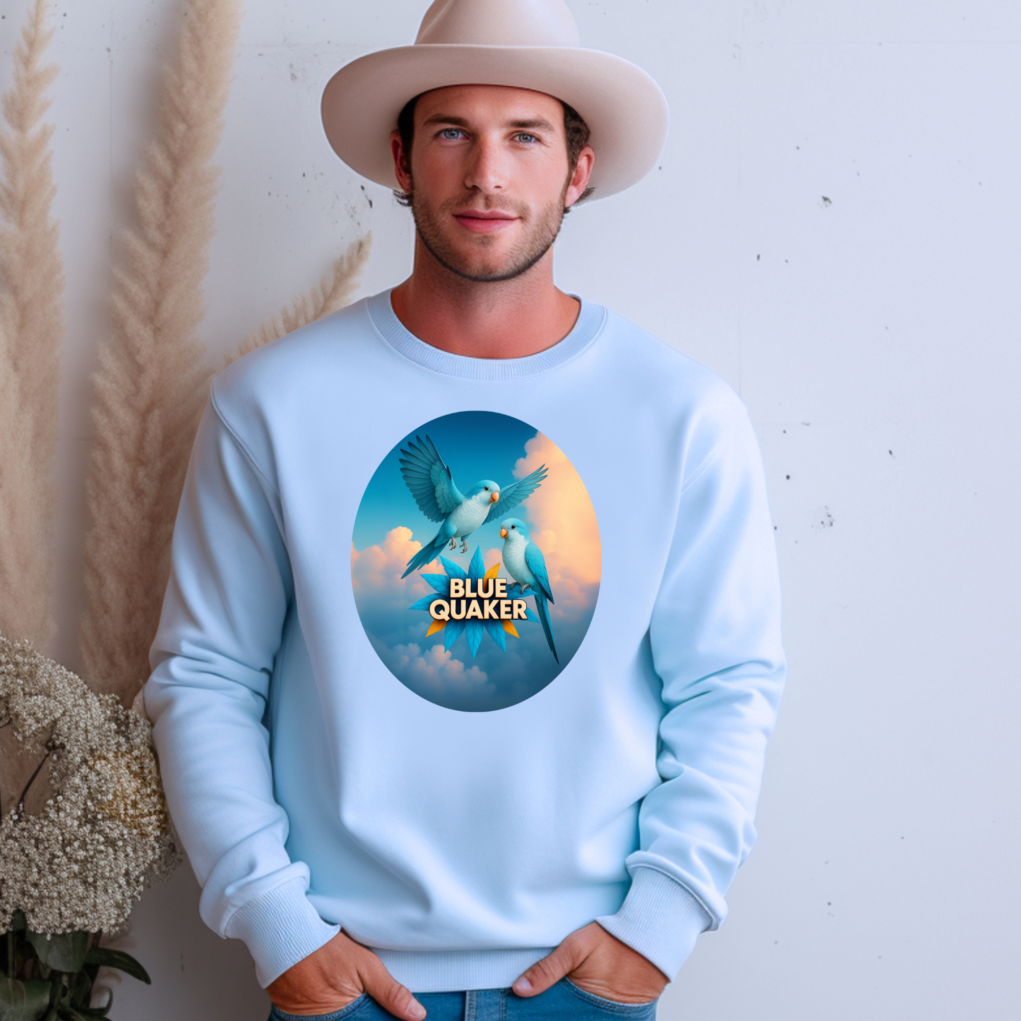 Blue Quaker Sweatshirt