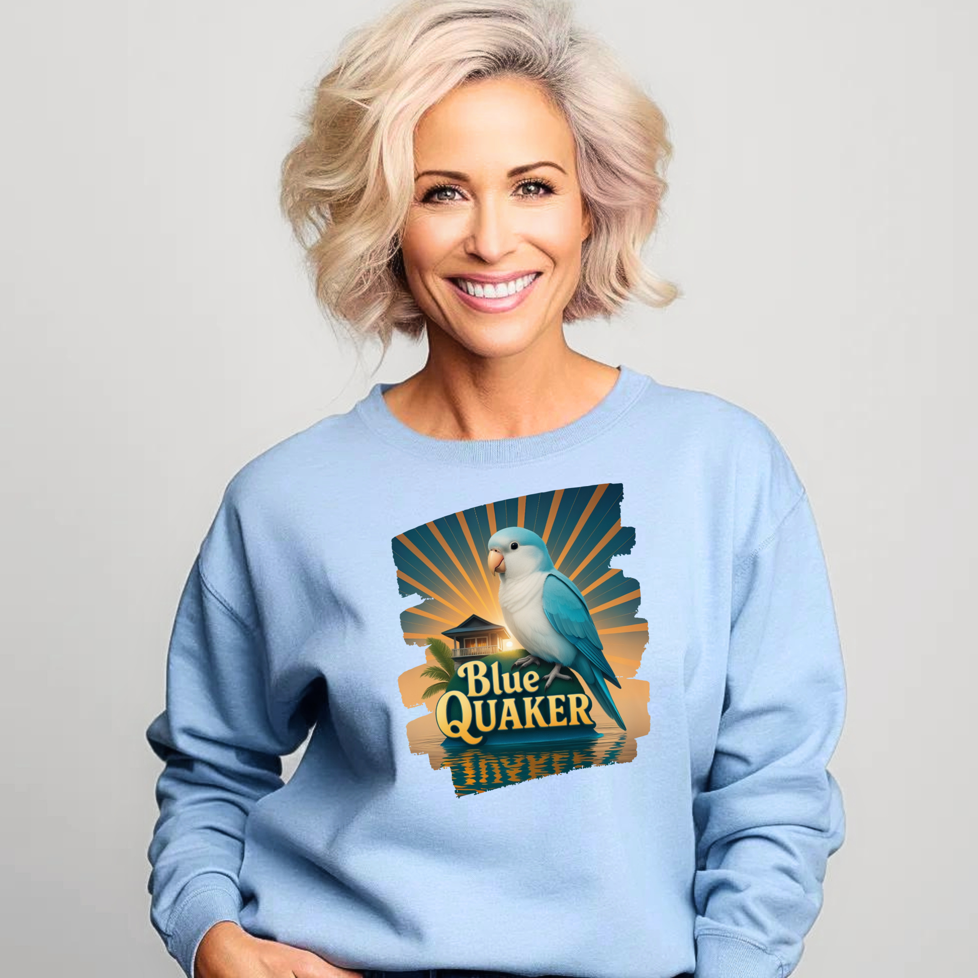 Blue Quaker Sweatshirt