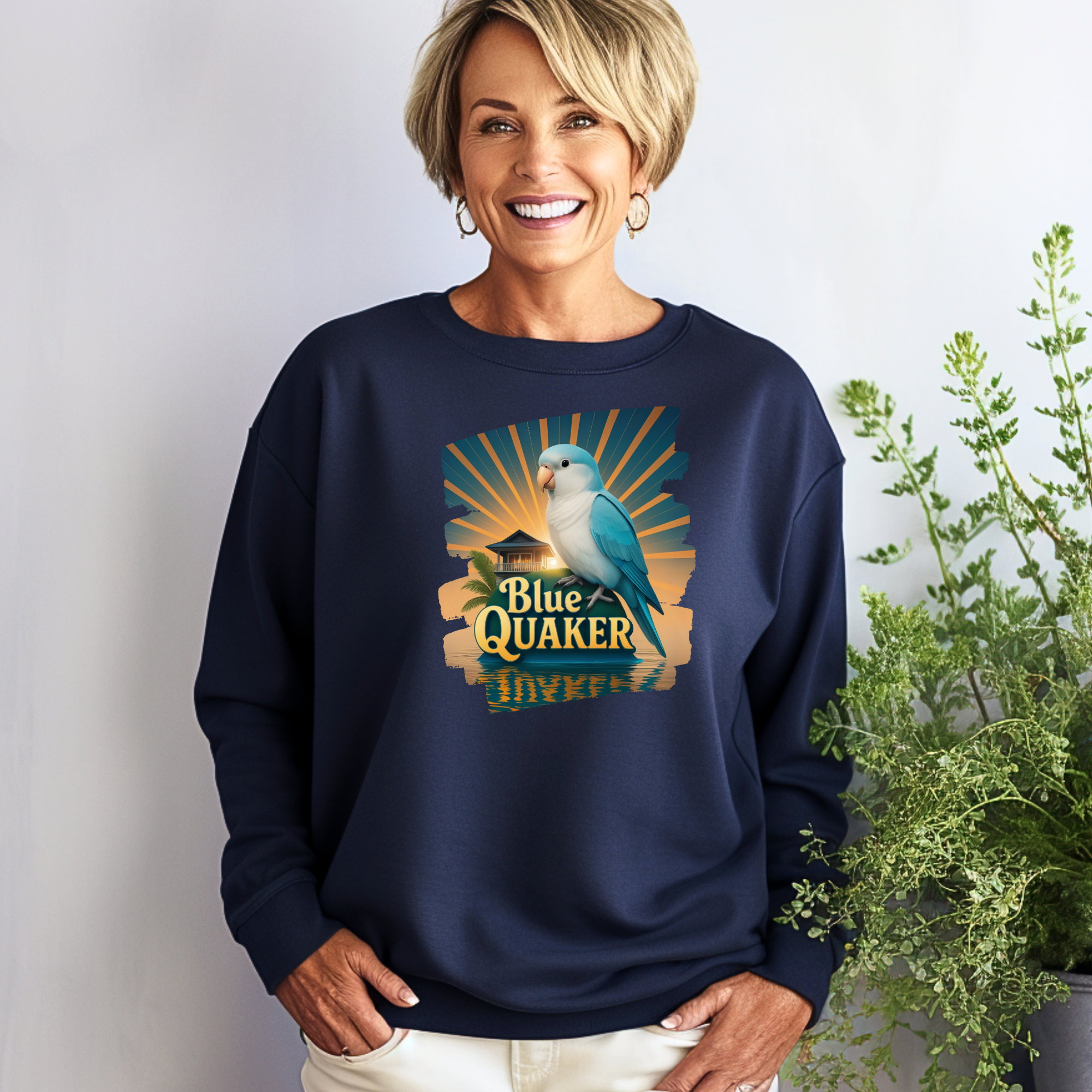 Blue Quaker Sweatshirt