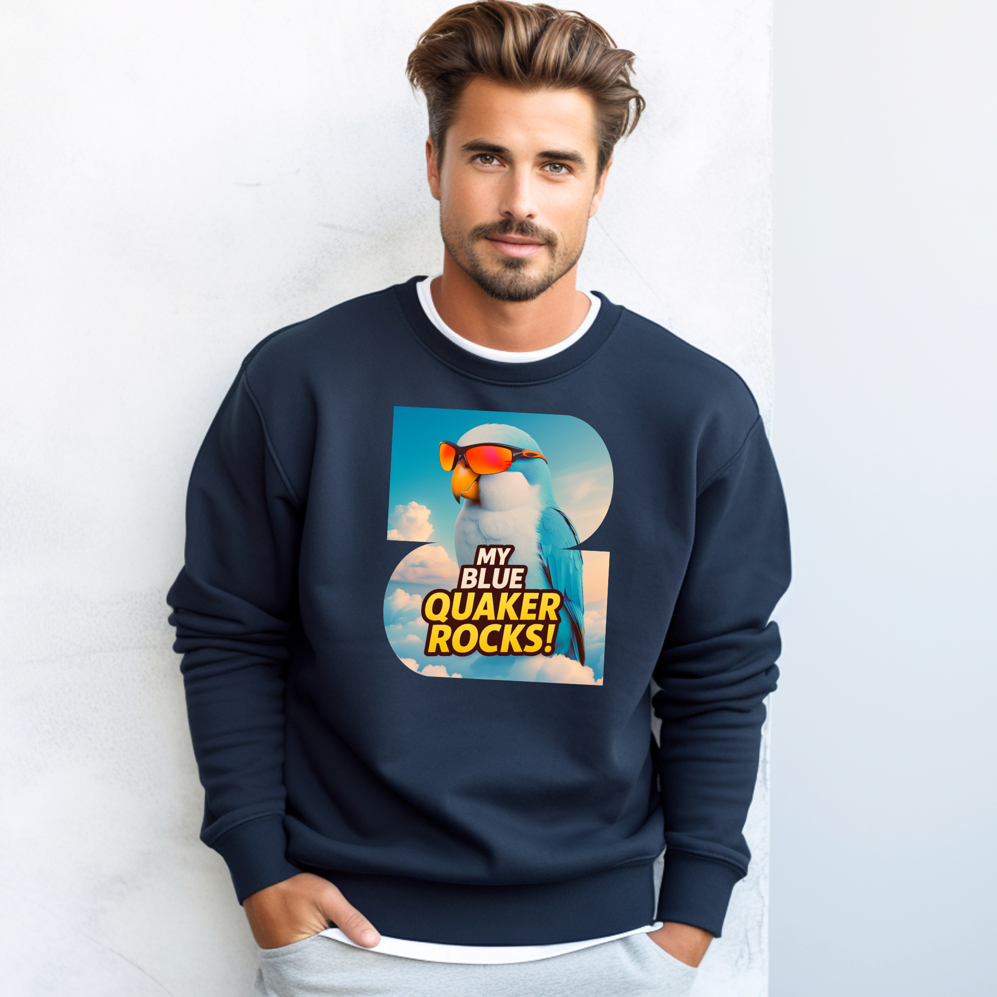 Blue Quaker Sweatshirt