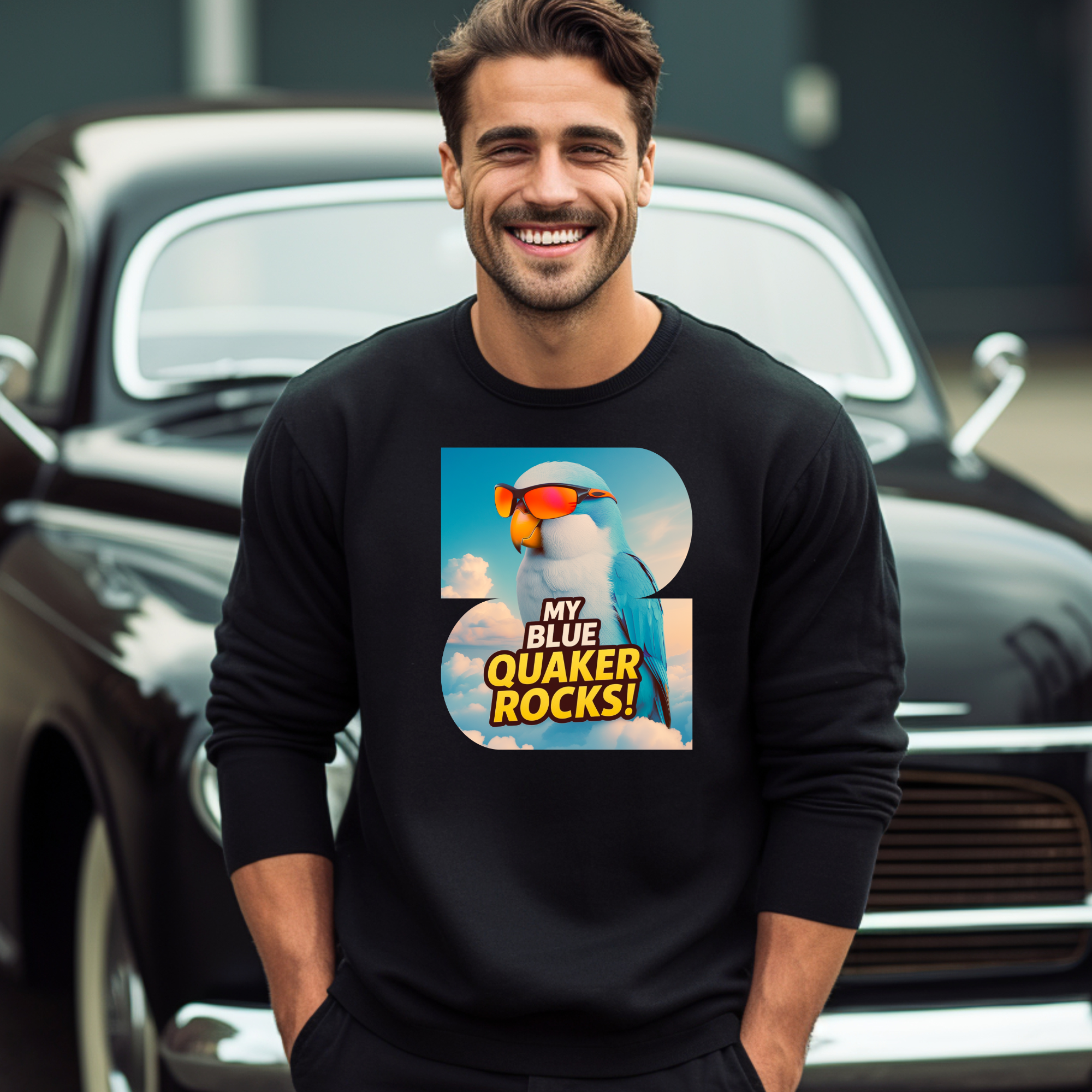 Blue Quaker Sweatshirt