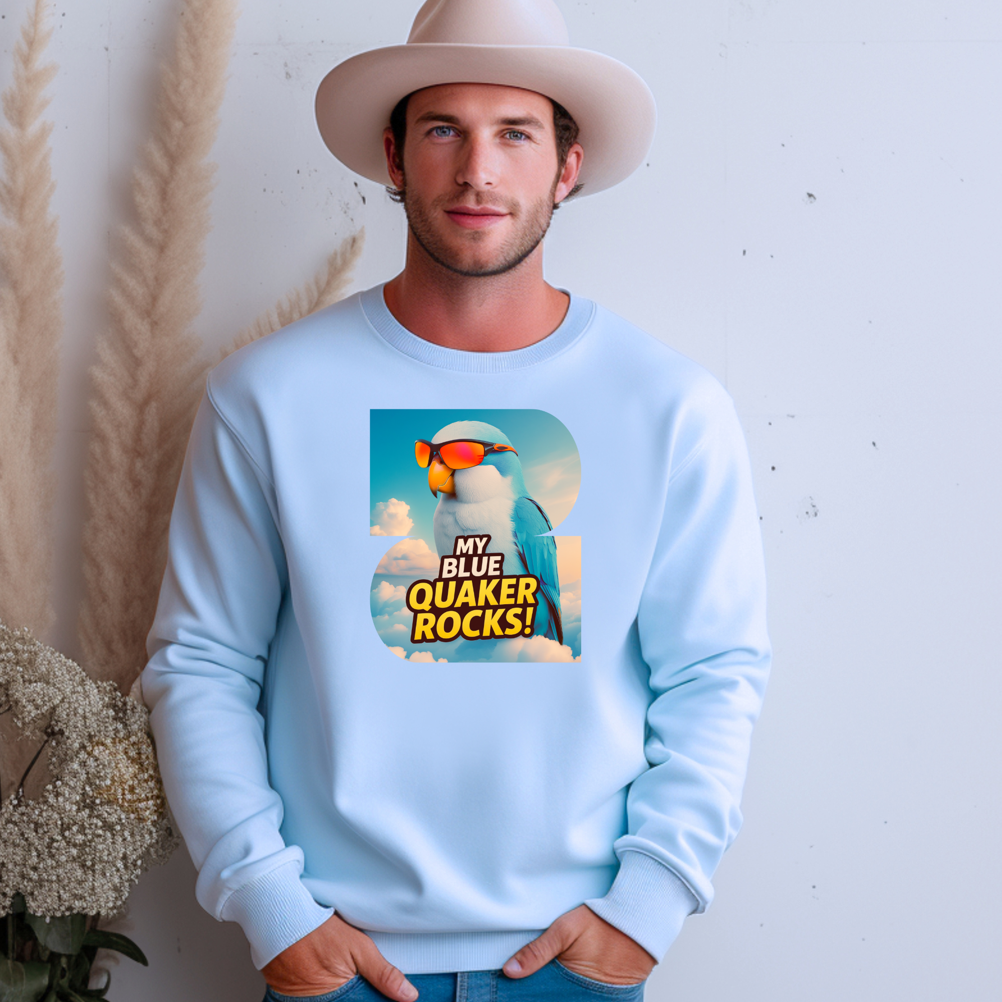 Blue Quaker Sweatshirt