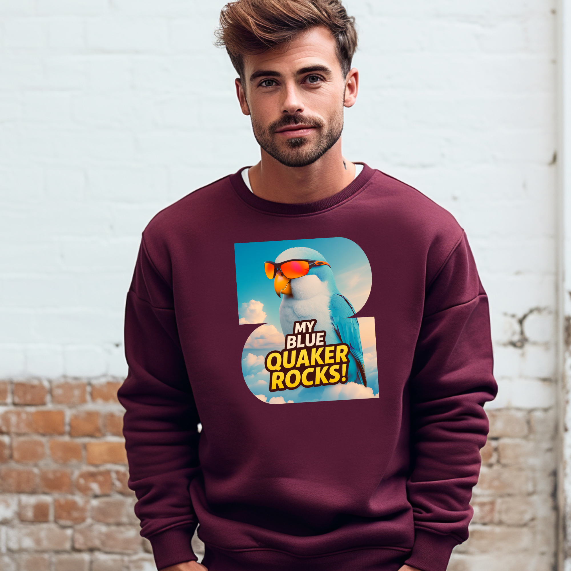 Blue Quaker Sweatshirt