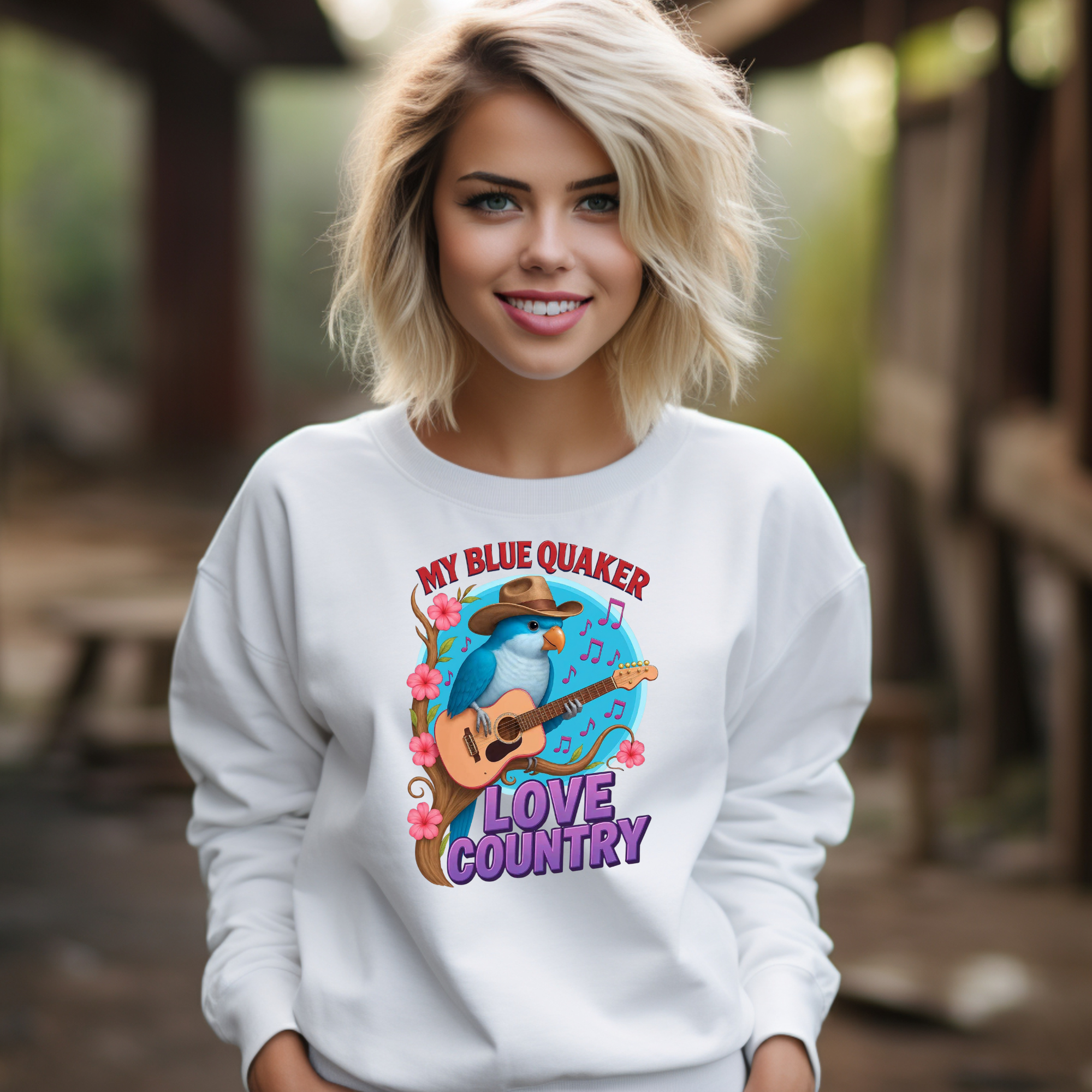 Blue Quaker Sweatshirt