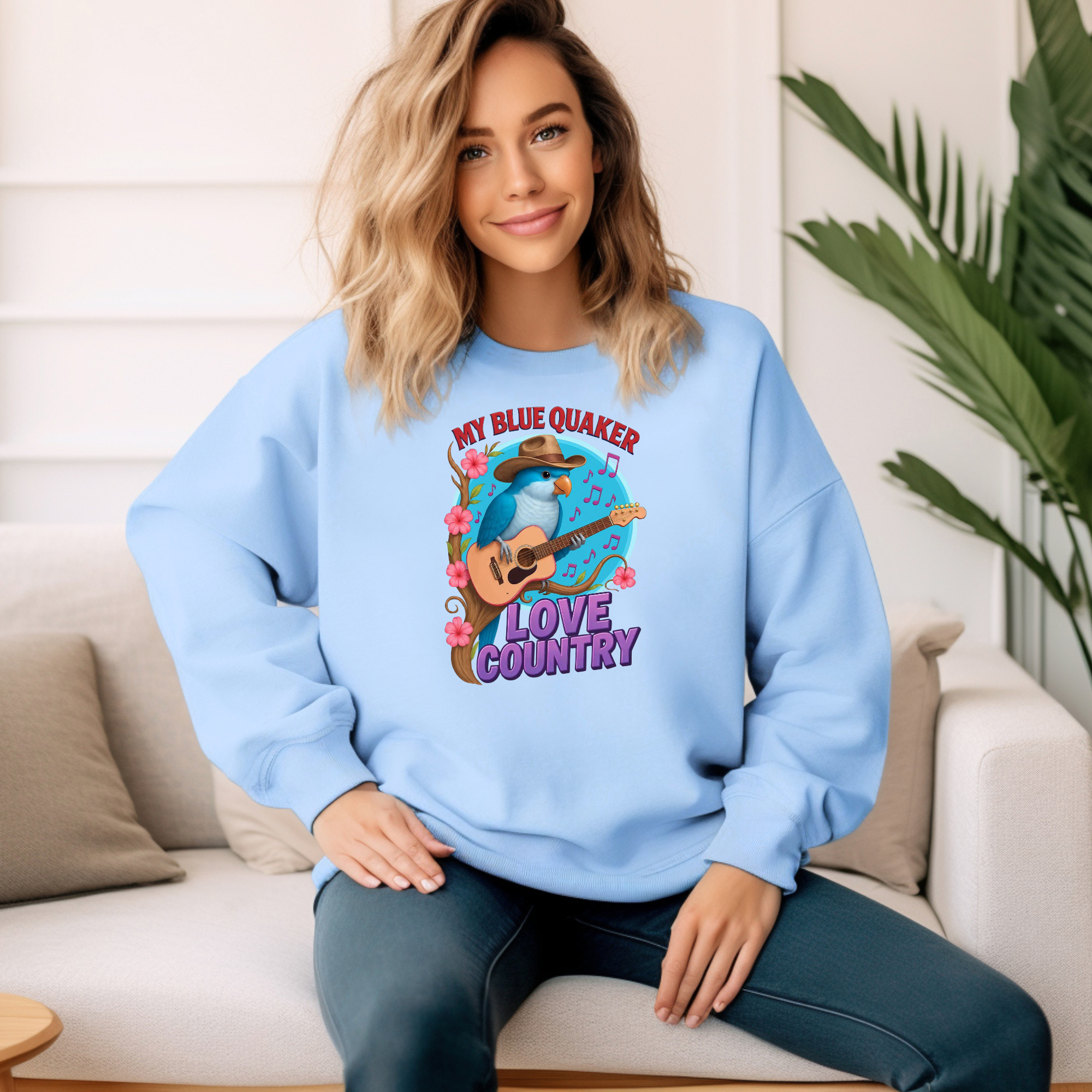 Blue Quaker Sweatshirt
