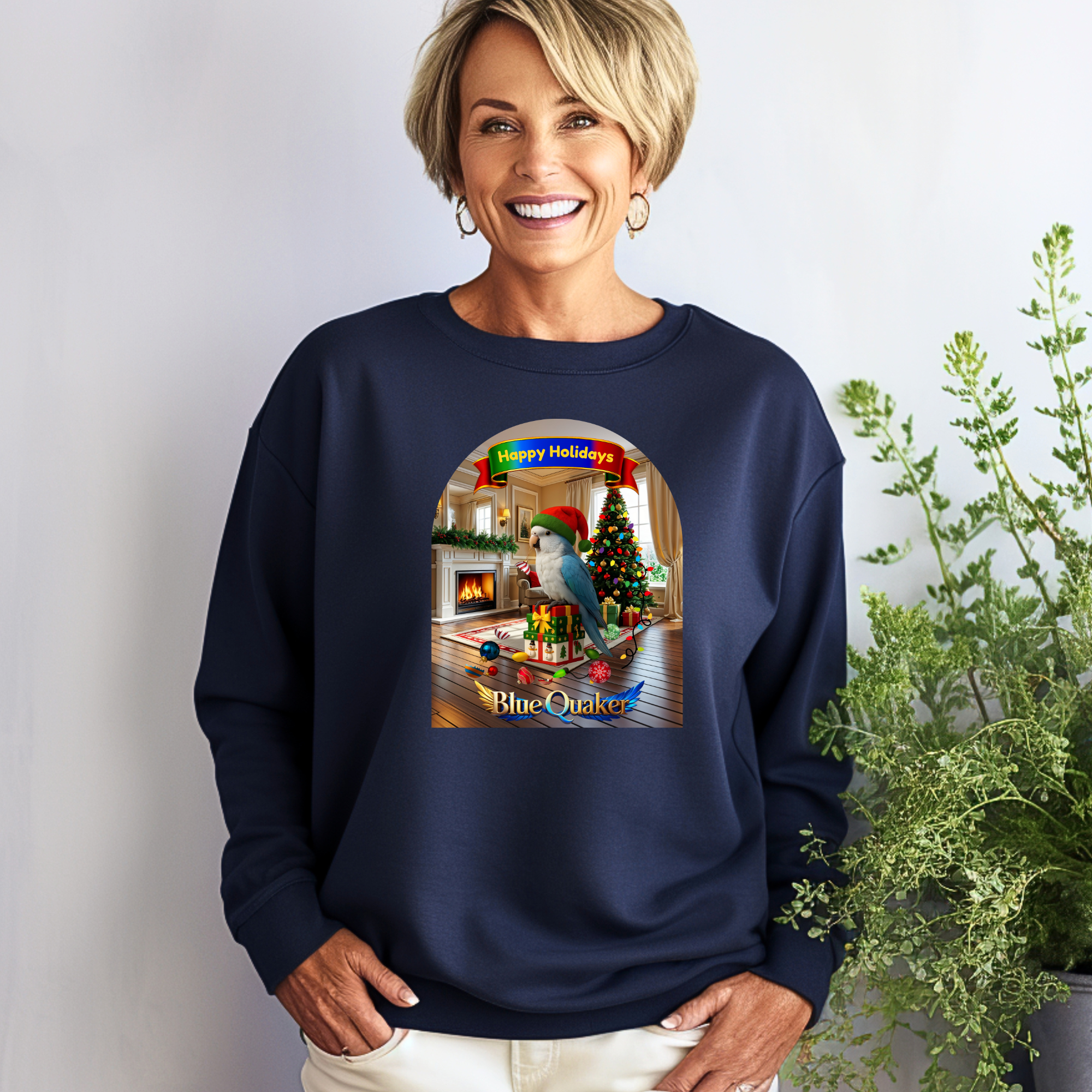 Blue Quaker Sweatshirt