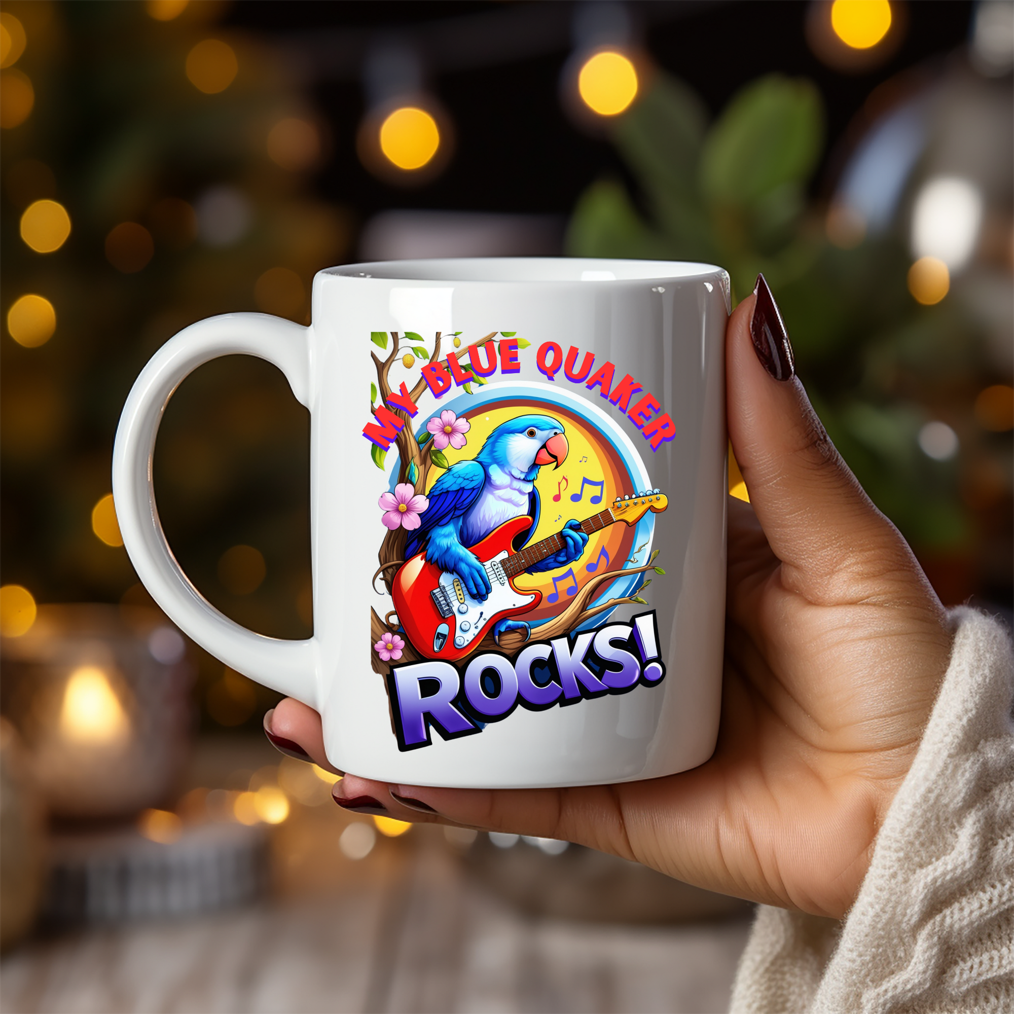My Blue Quaker Rocks Mug