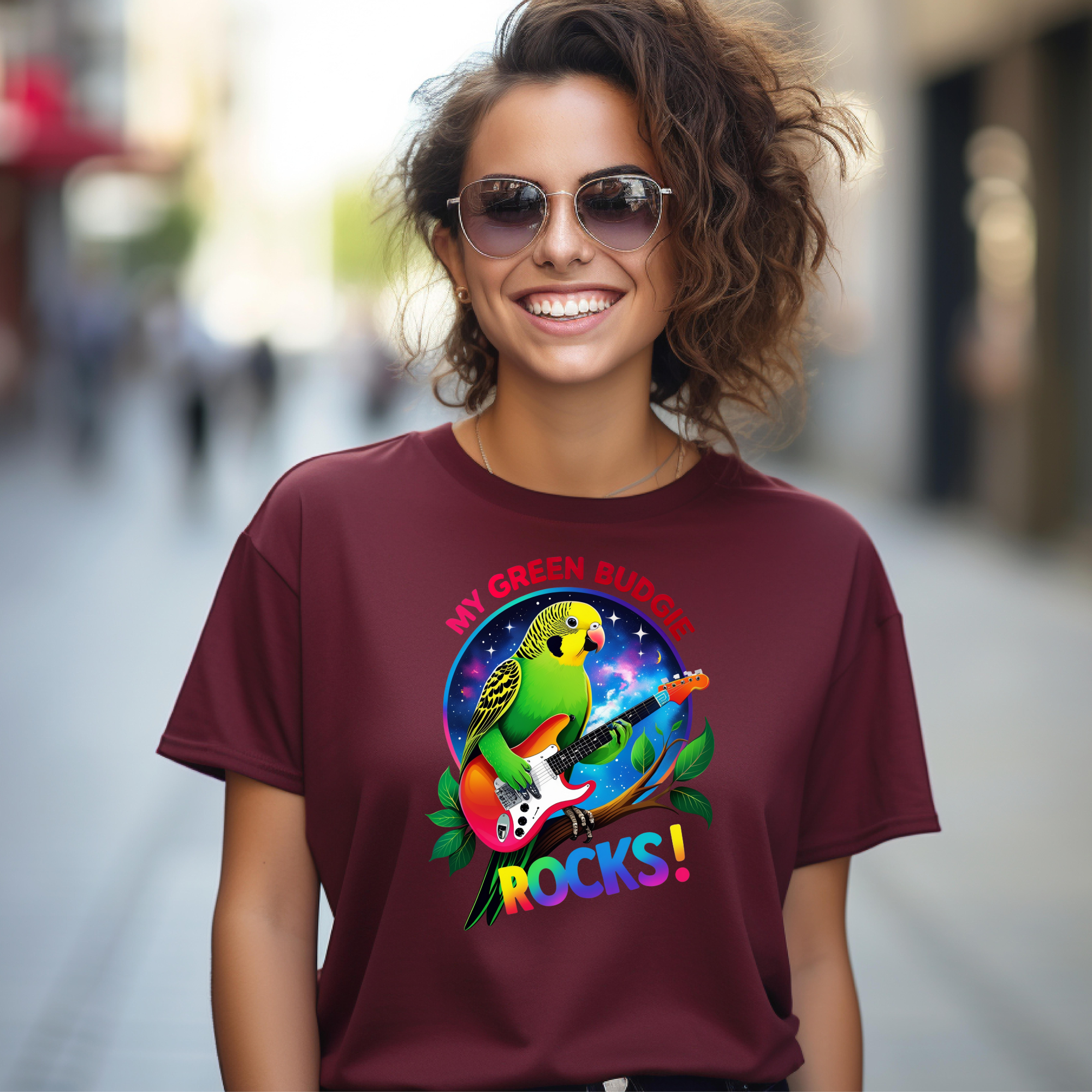 Green Budgie T-Shirt