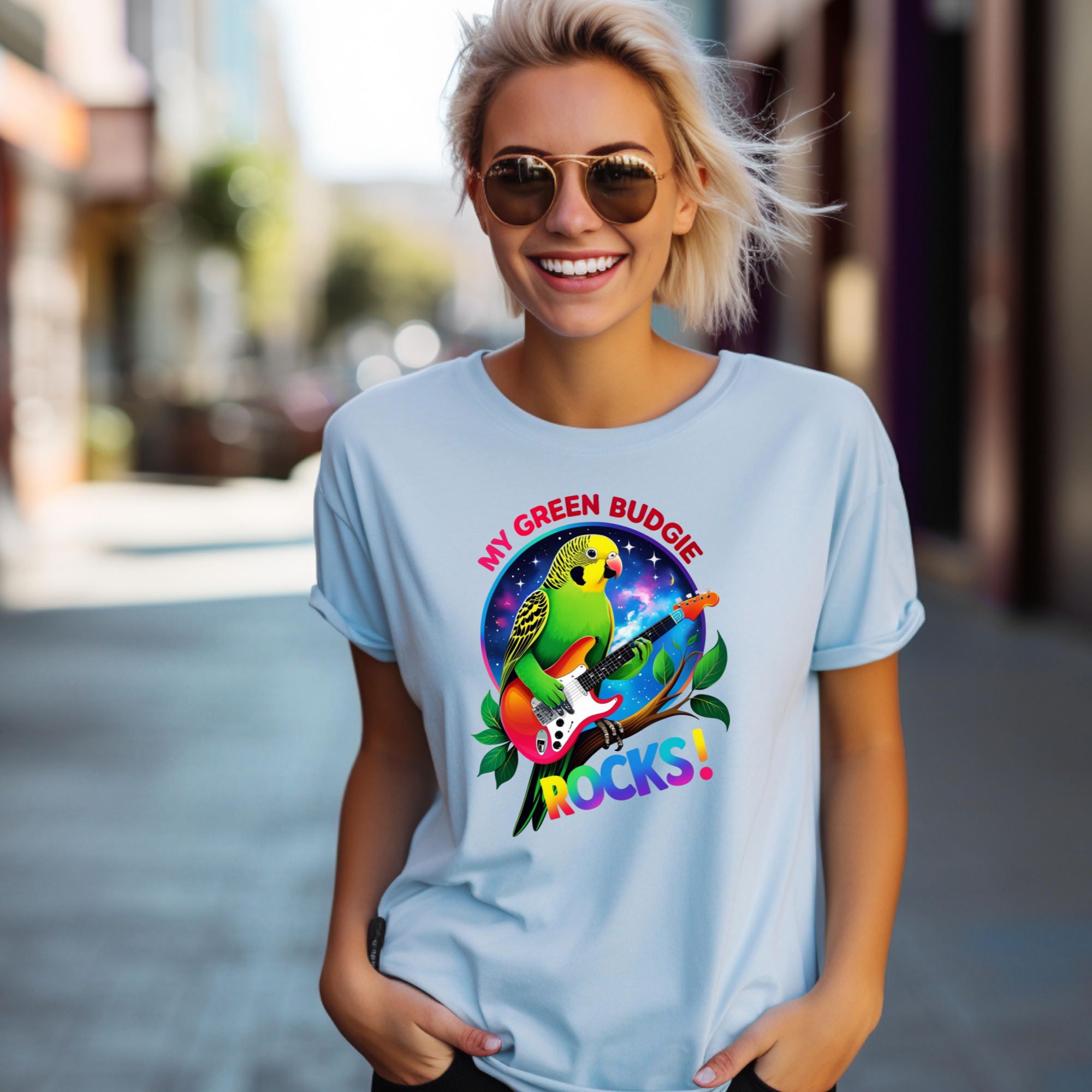 Green Budgie T-Shirt