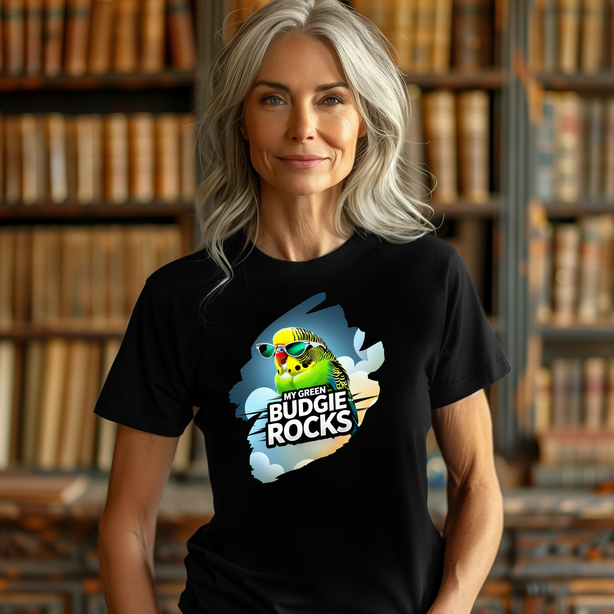 My Green Budgie Rocks T-Shirt