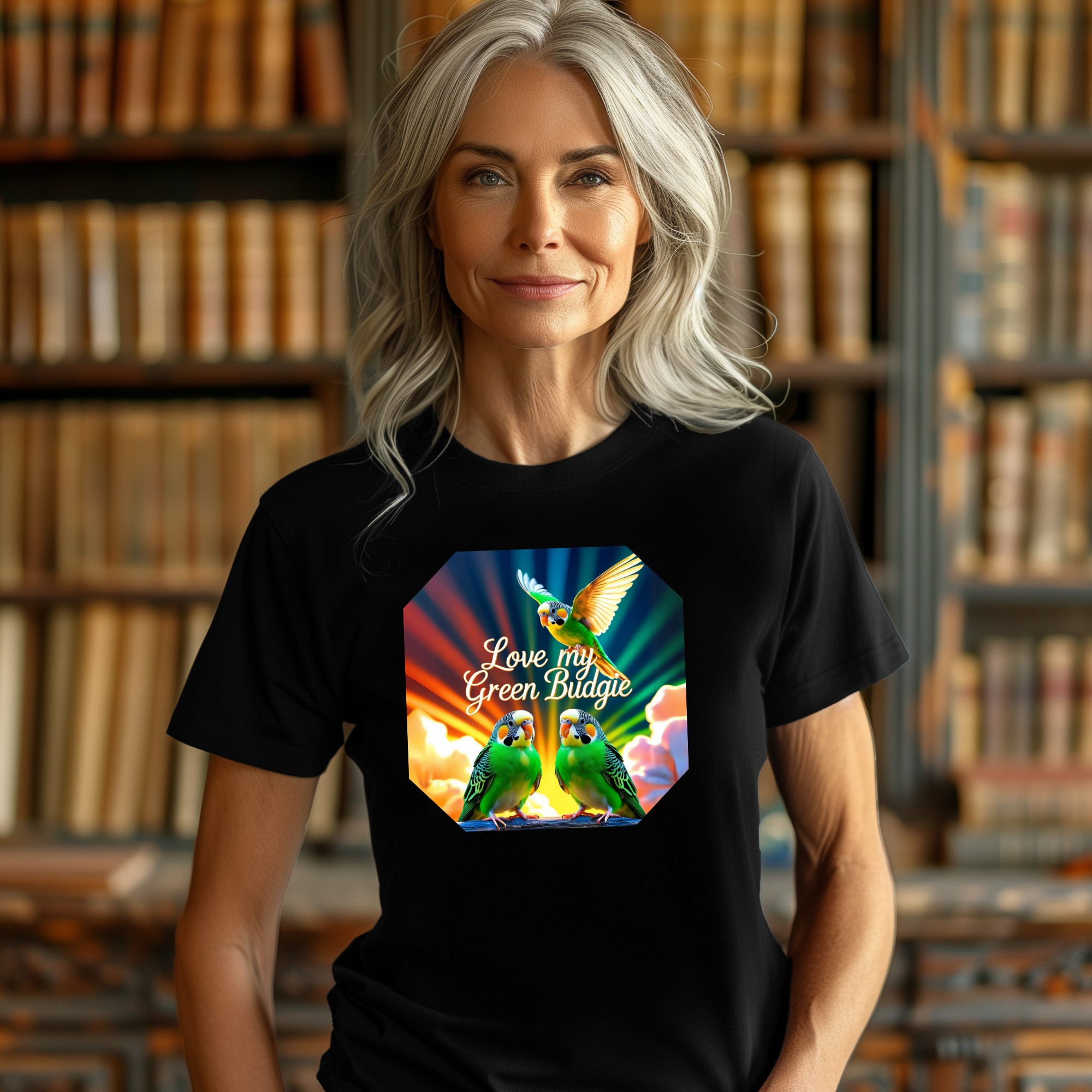 Green Budgie T-Shirt