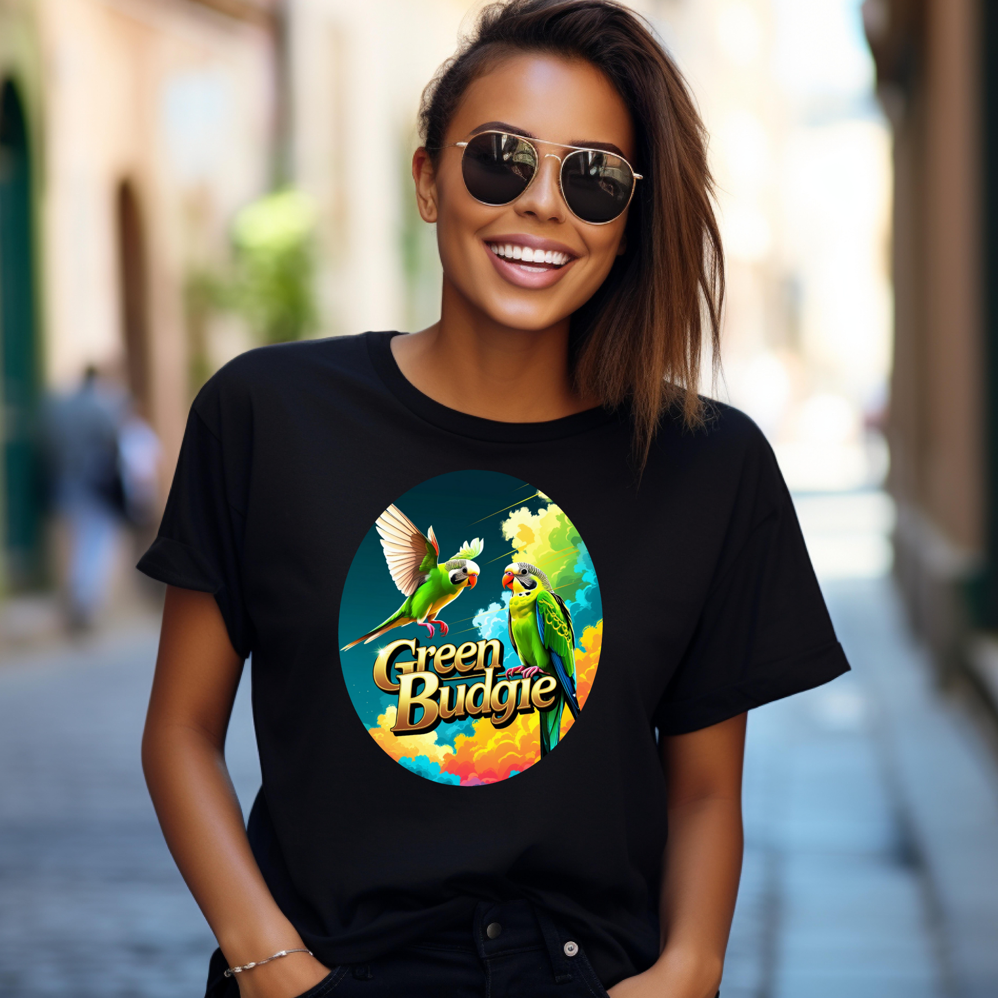 Green Budgie T-Shirt