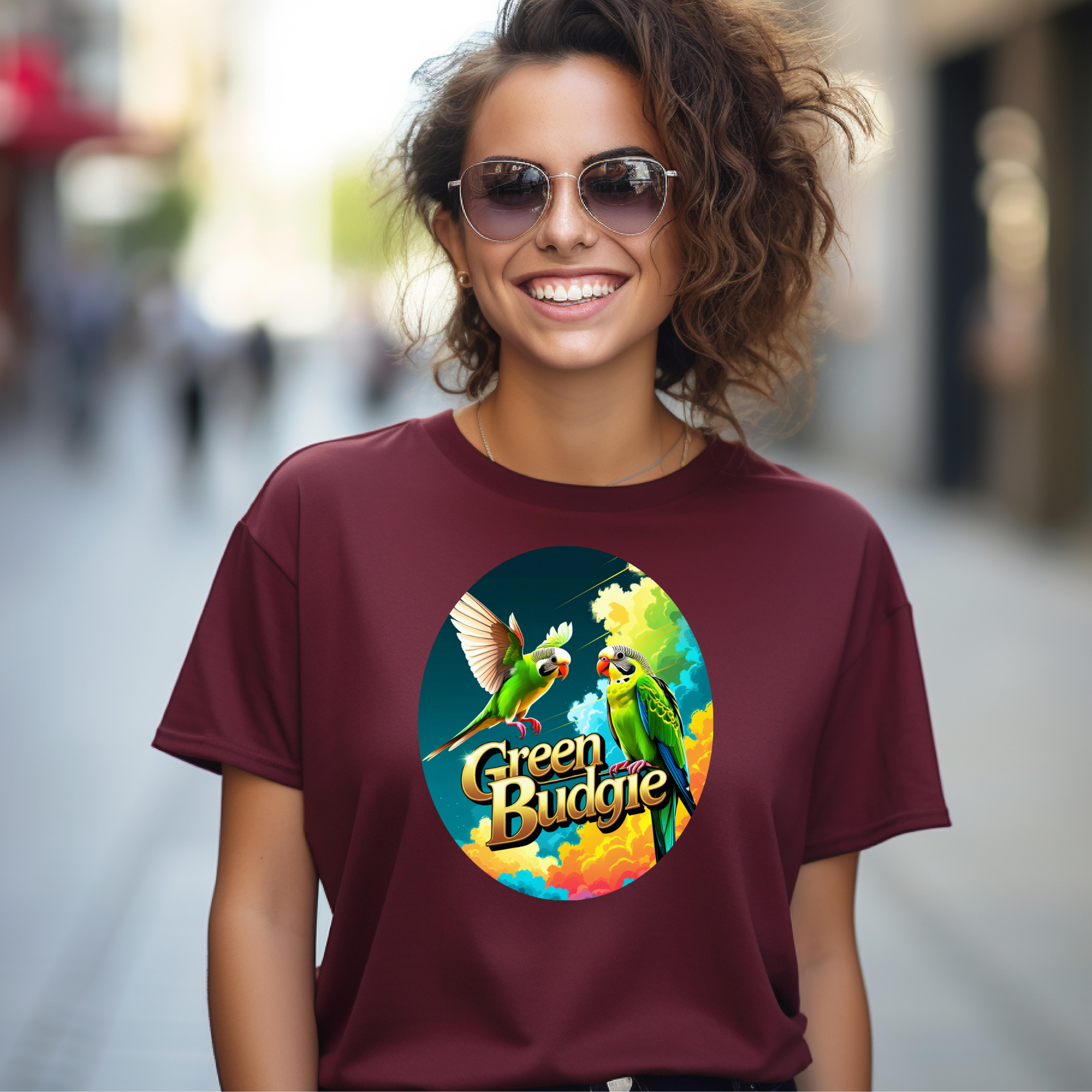 Green Budgie T-Shirt