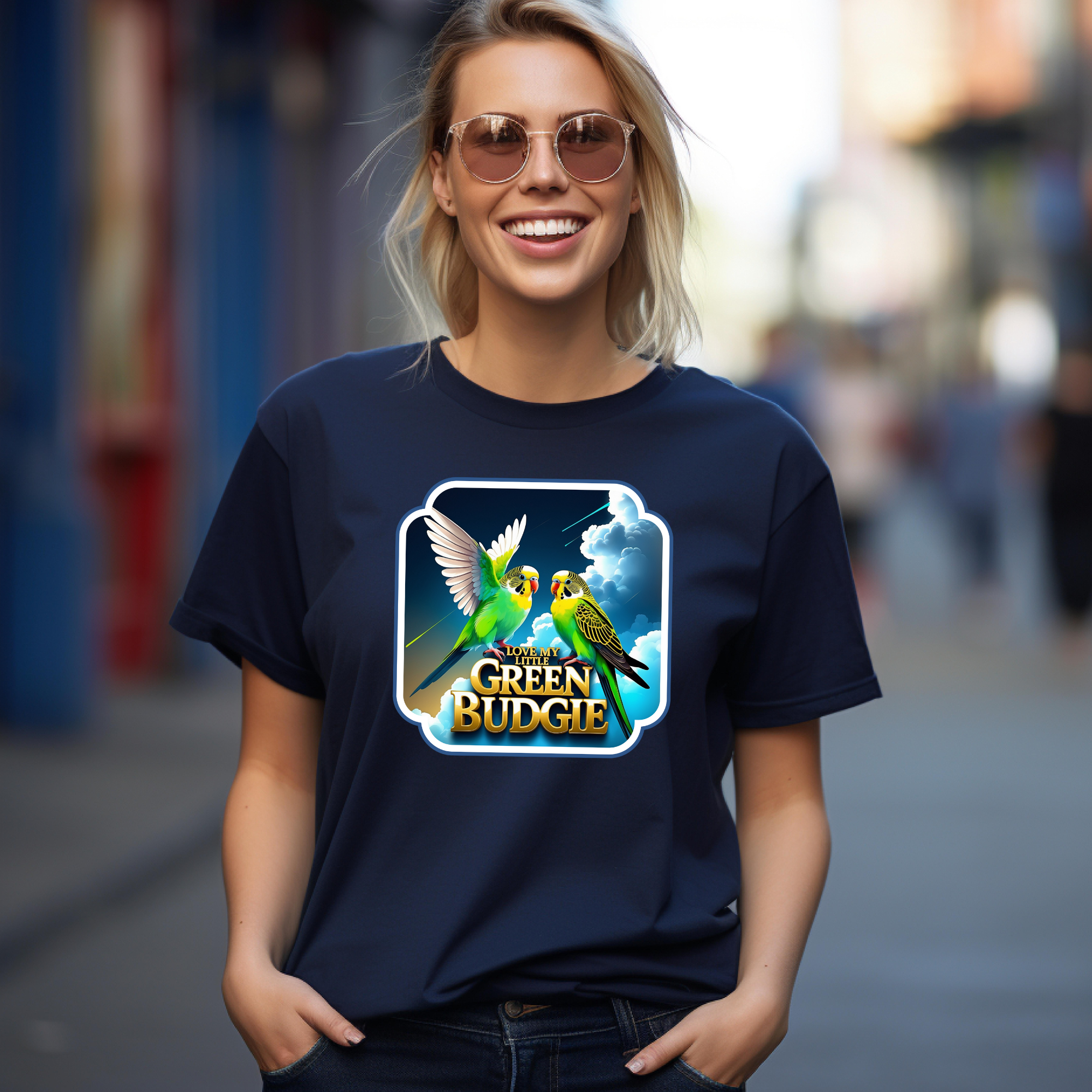 Green Budgie T-Shirt