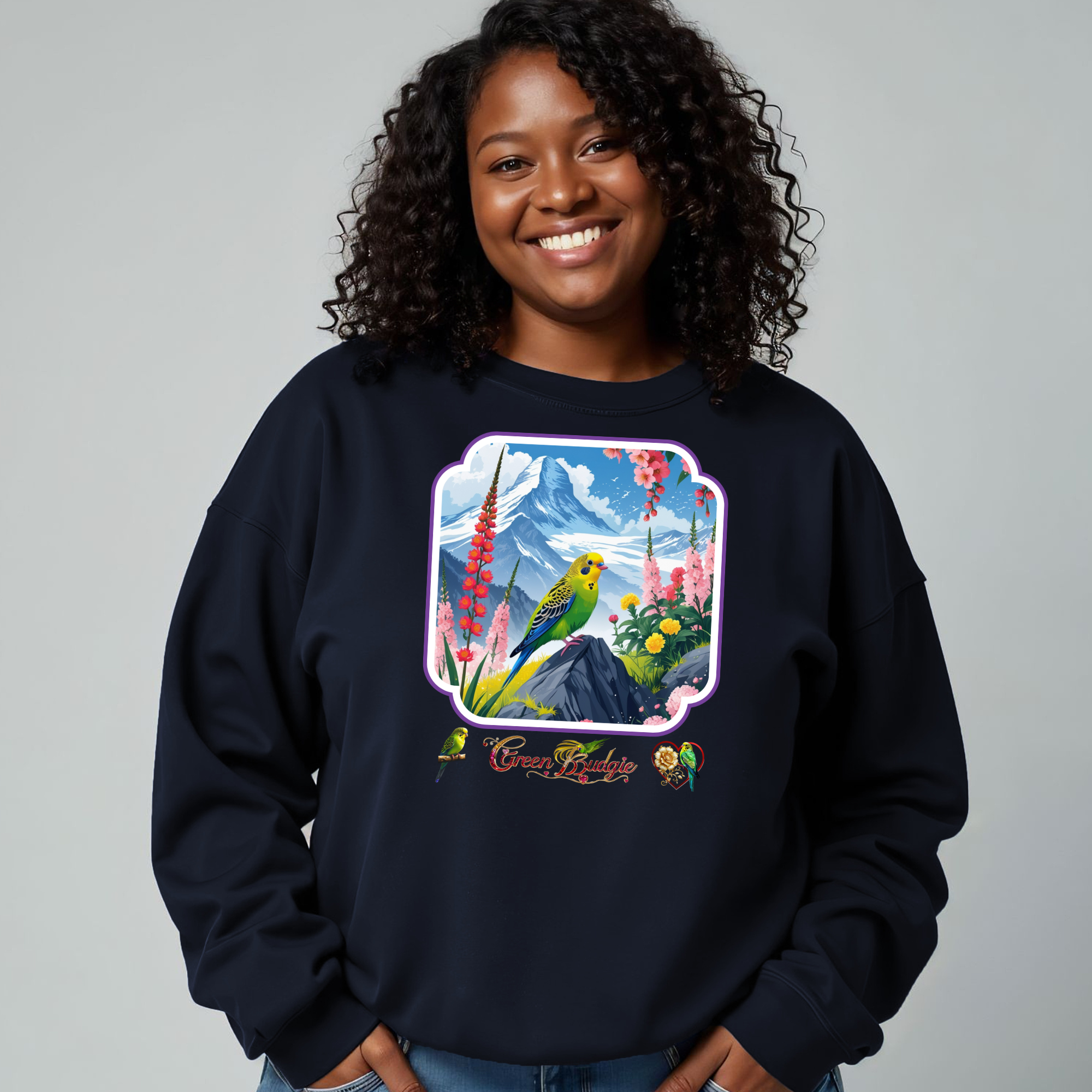 Mountain Green Budgie Sweatshirt