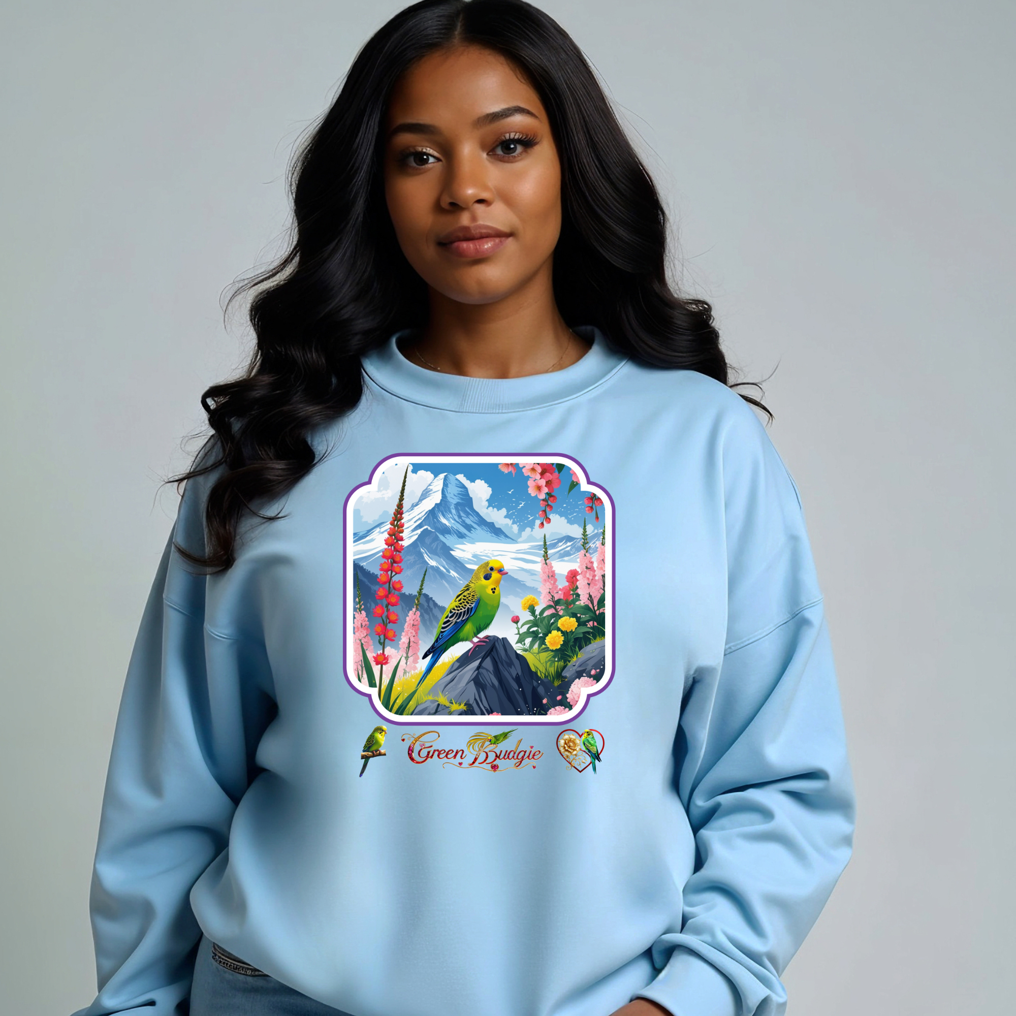 Mountain Green Budgie Sweatshirt