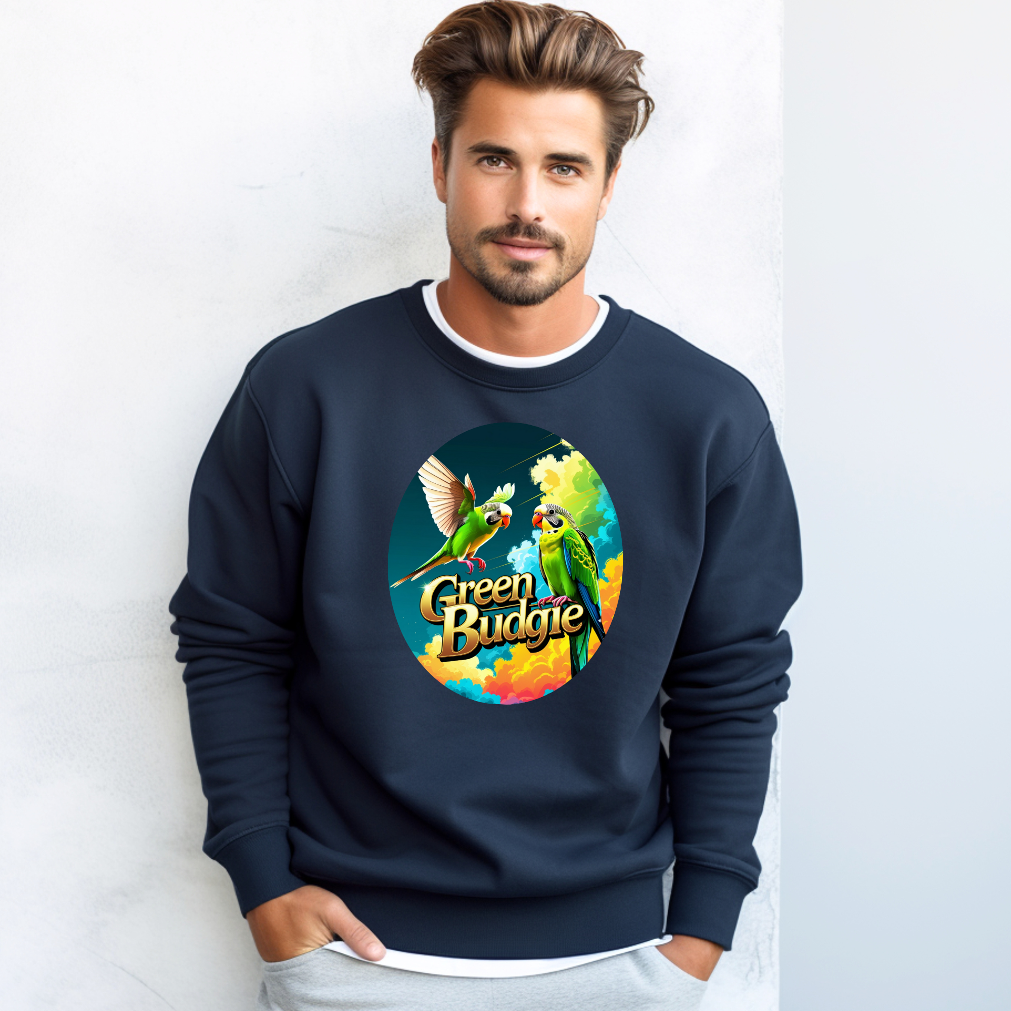 Green Budgie Sweatshirt
