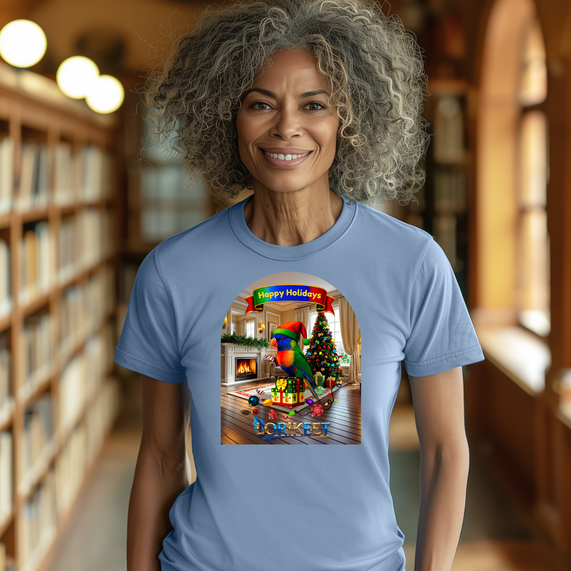 Happy Holidays Lorikeet T-Shirt