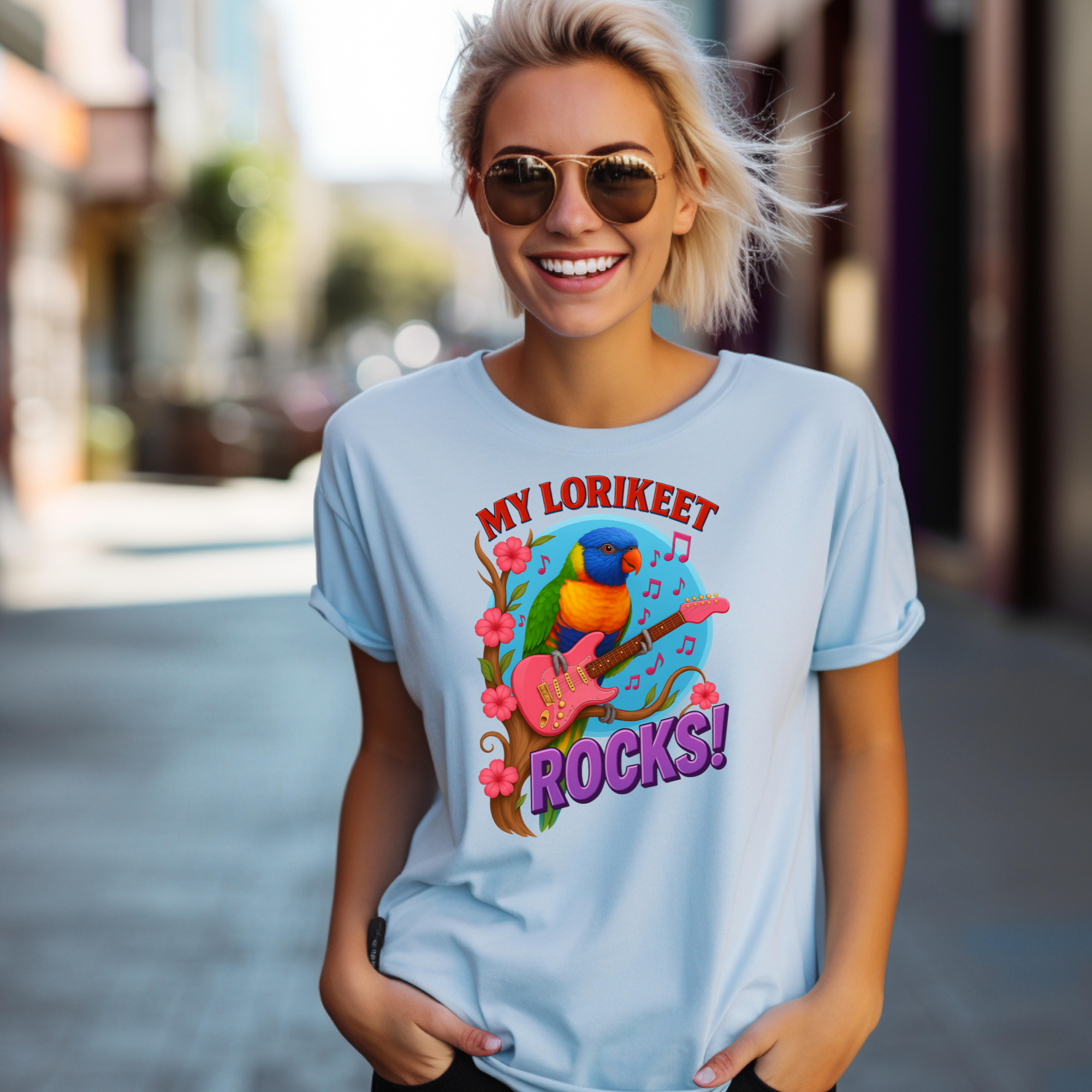 My Lorikeet Rocks Music T‑Shirt