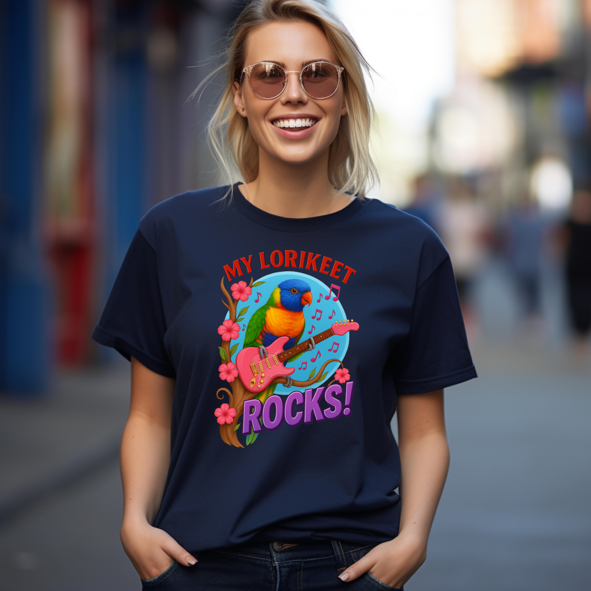 My Lorikeet Rocks Music T‑Shirt