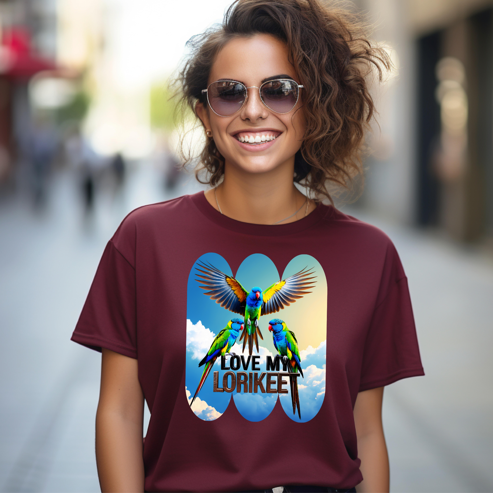 Triple Love My Lorikeet T-Shirt