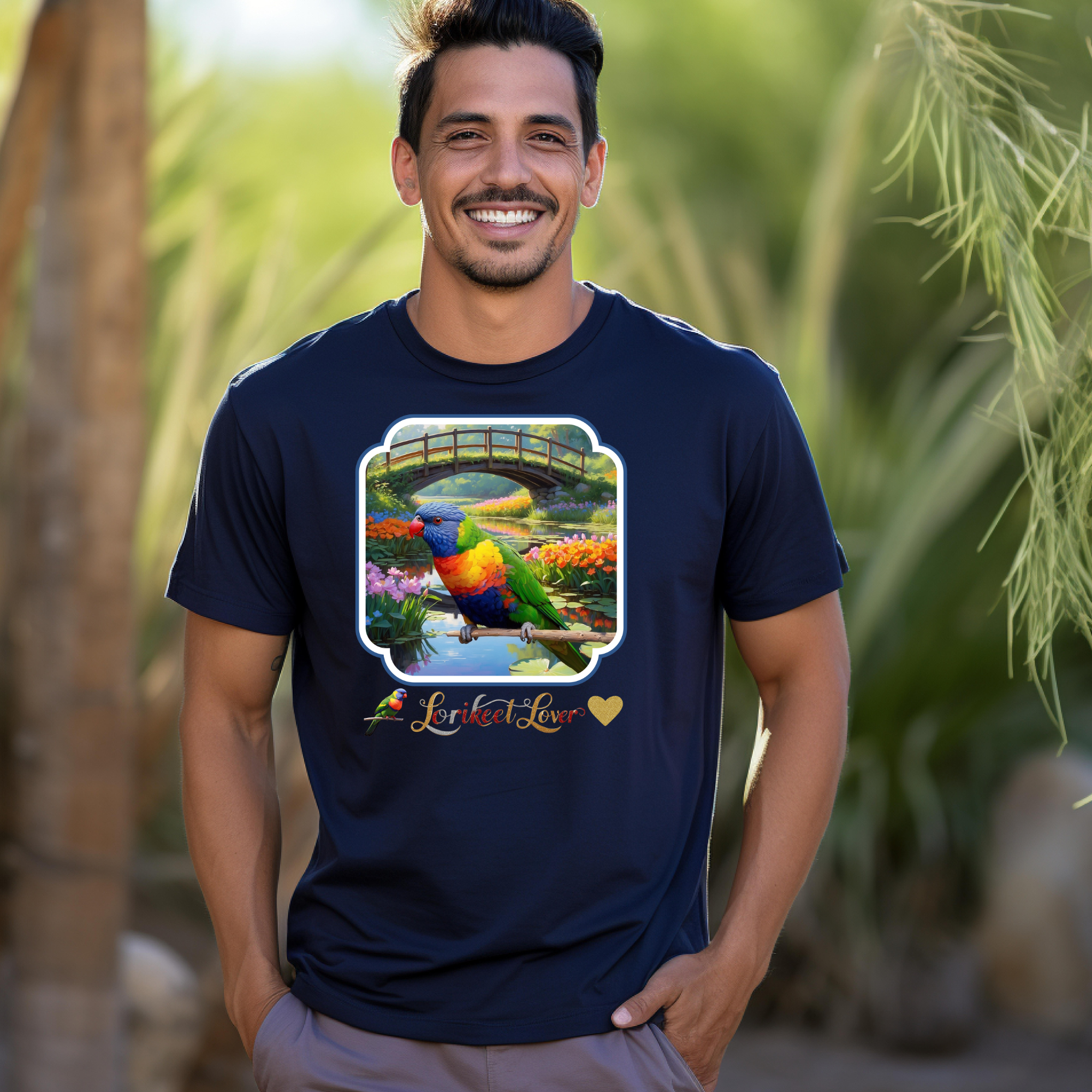 Lorikeet Lover Bridge T-Shirt