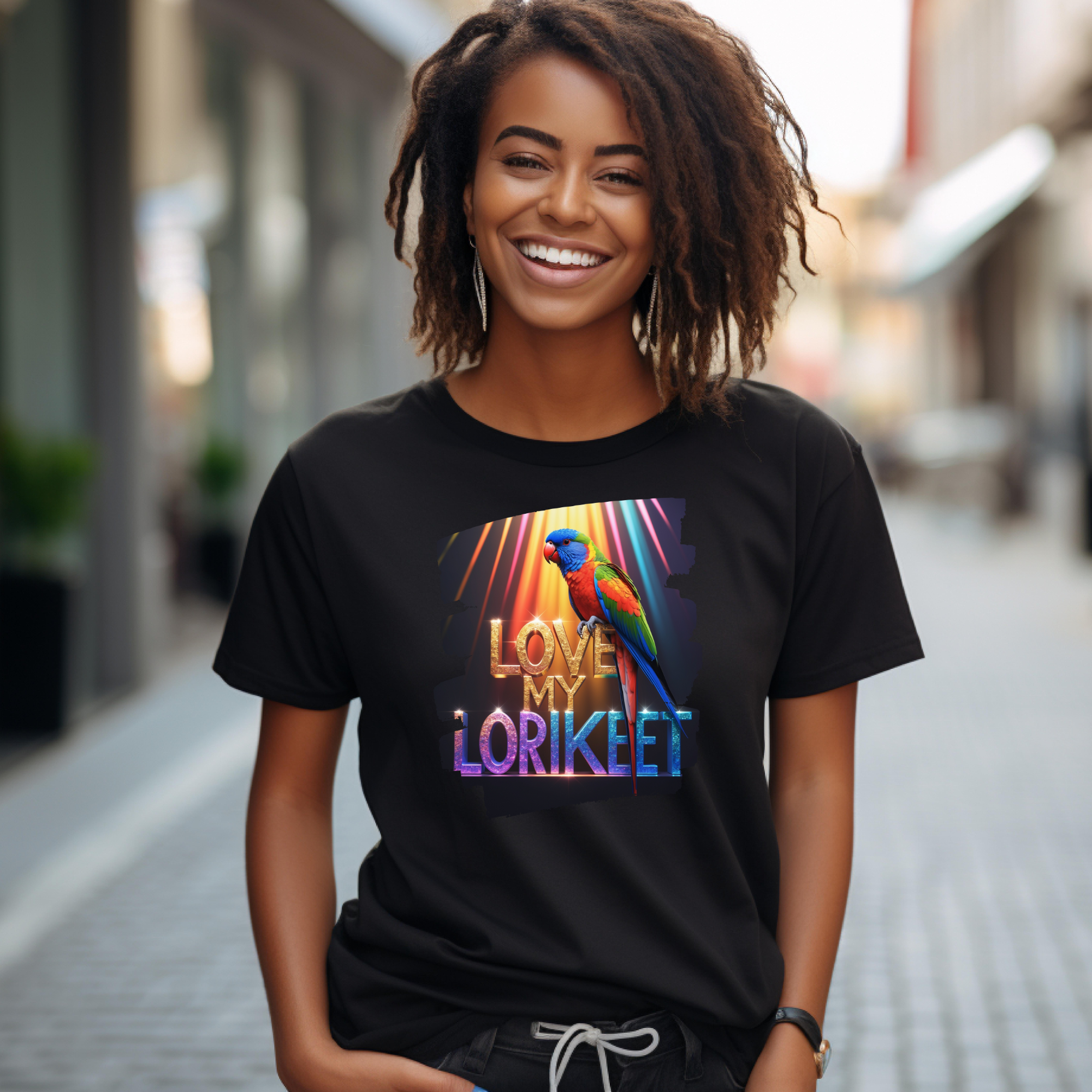 Colorful Love My Lorikeet T-Shirt