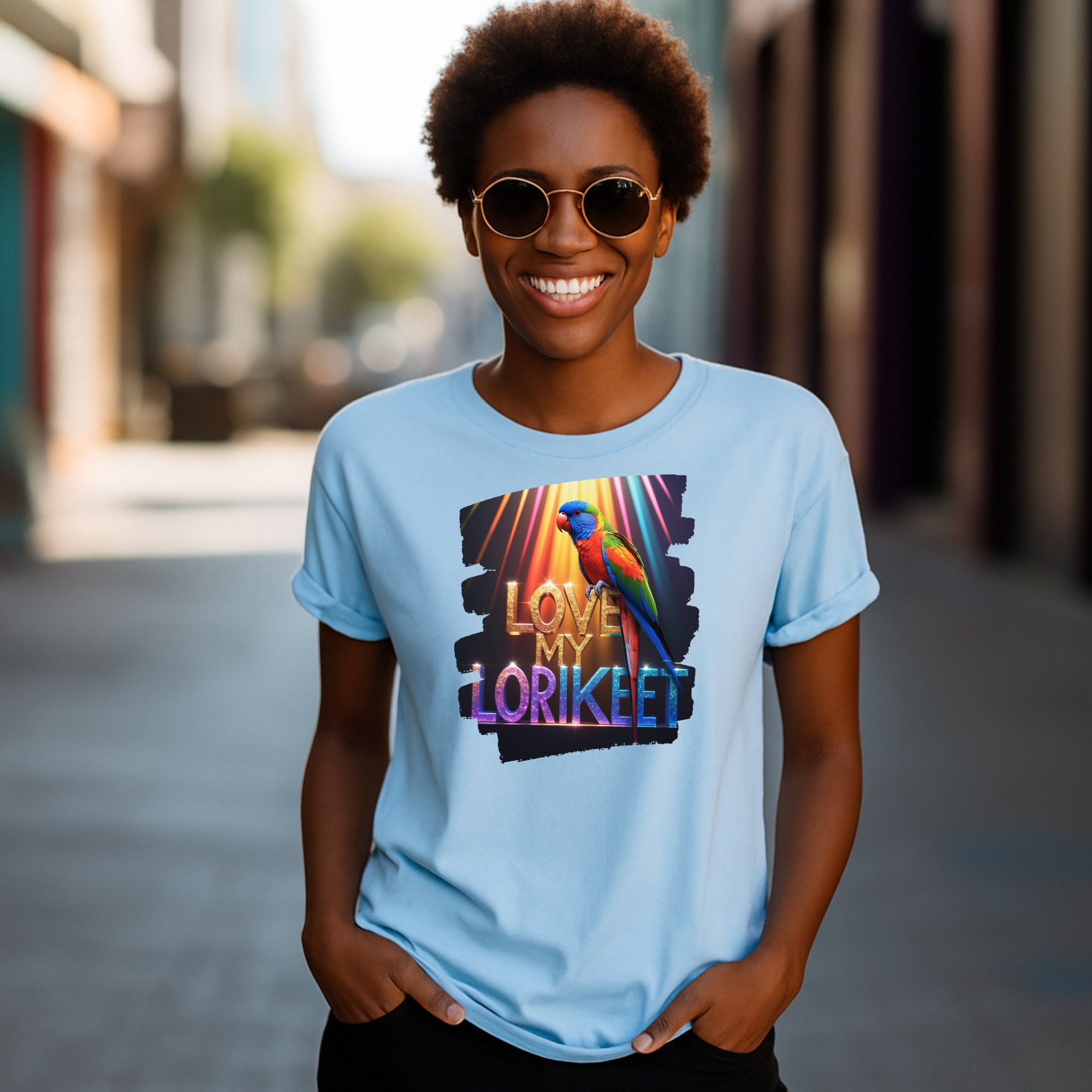 Colorful Love My Lorikeet T-Shirt