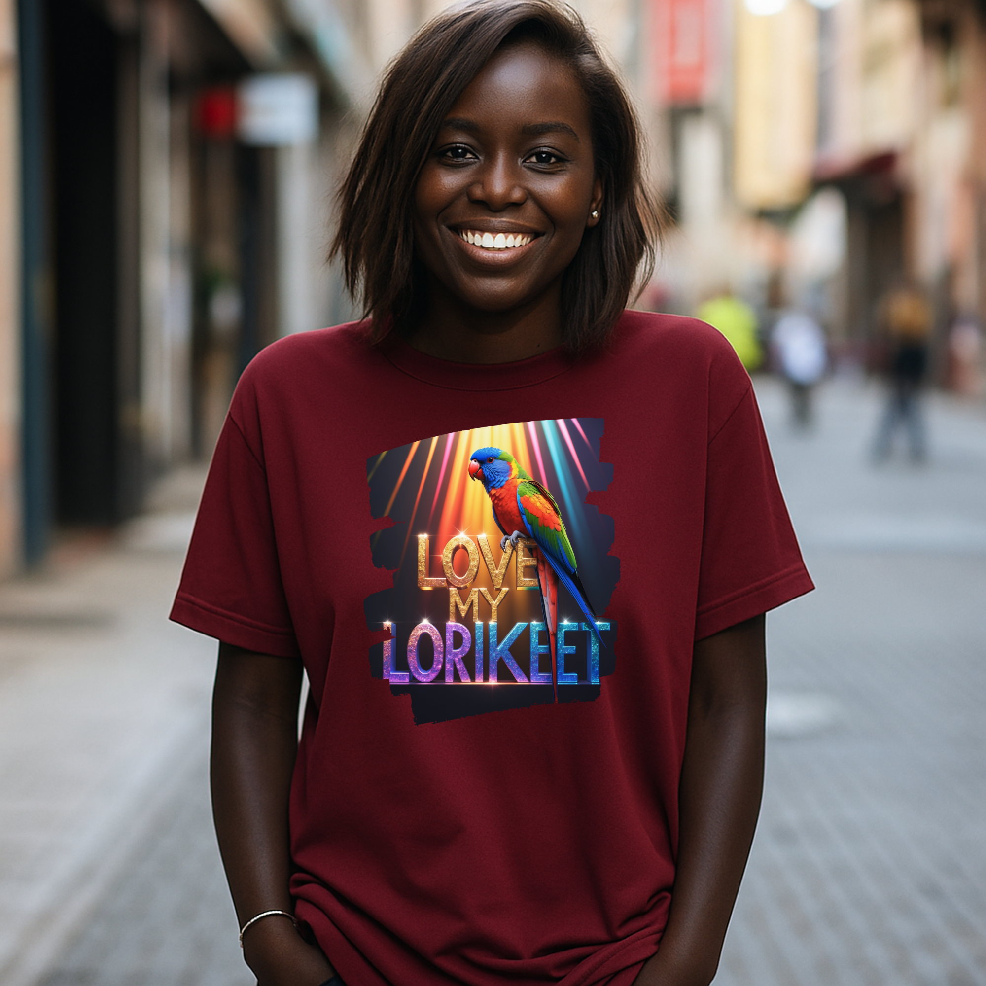 Colorful Love My Lorikeet T-Shirt
