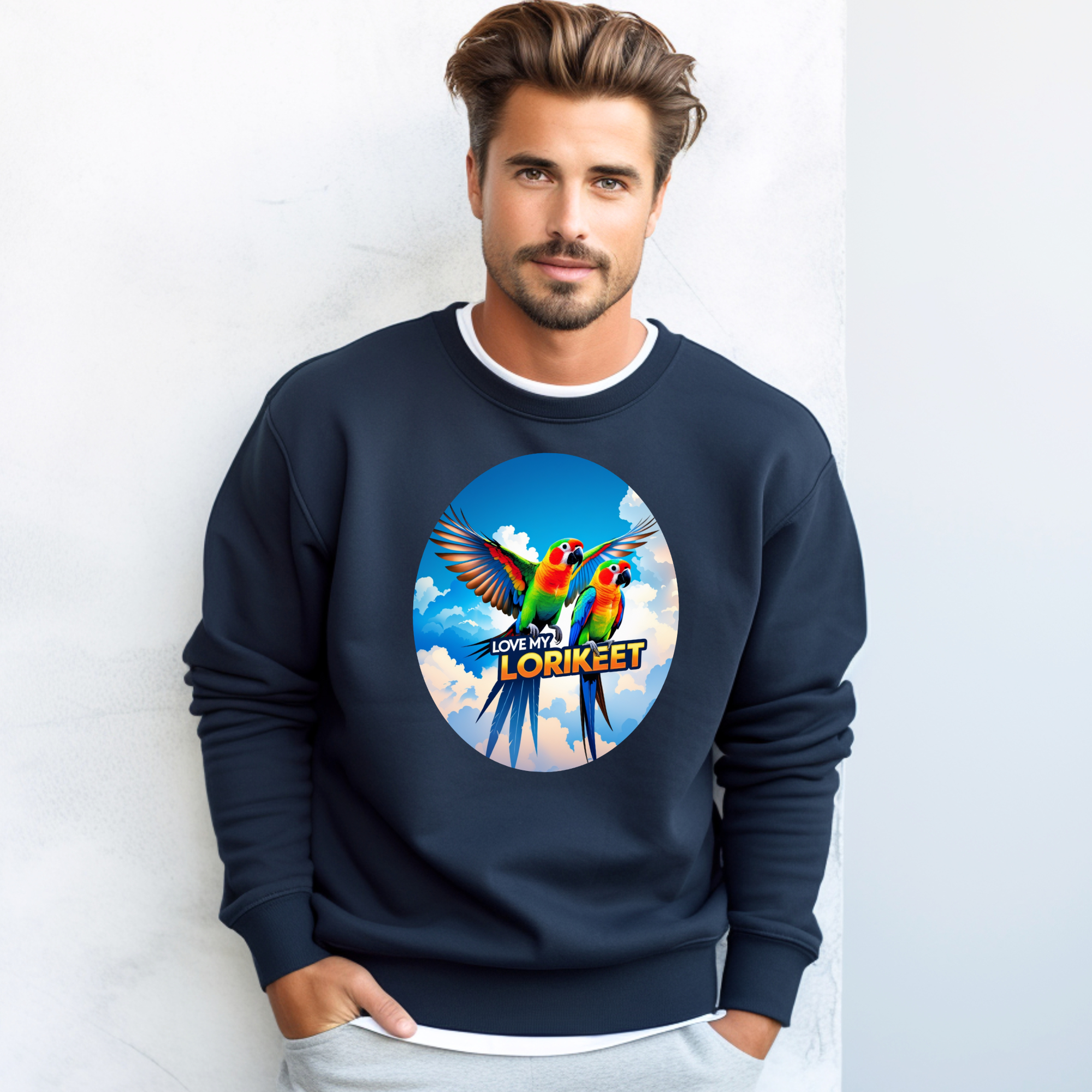 Love My Lorikeet Flying Sweatshirt