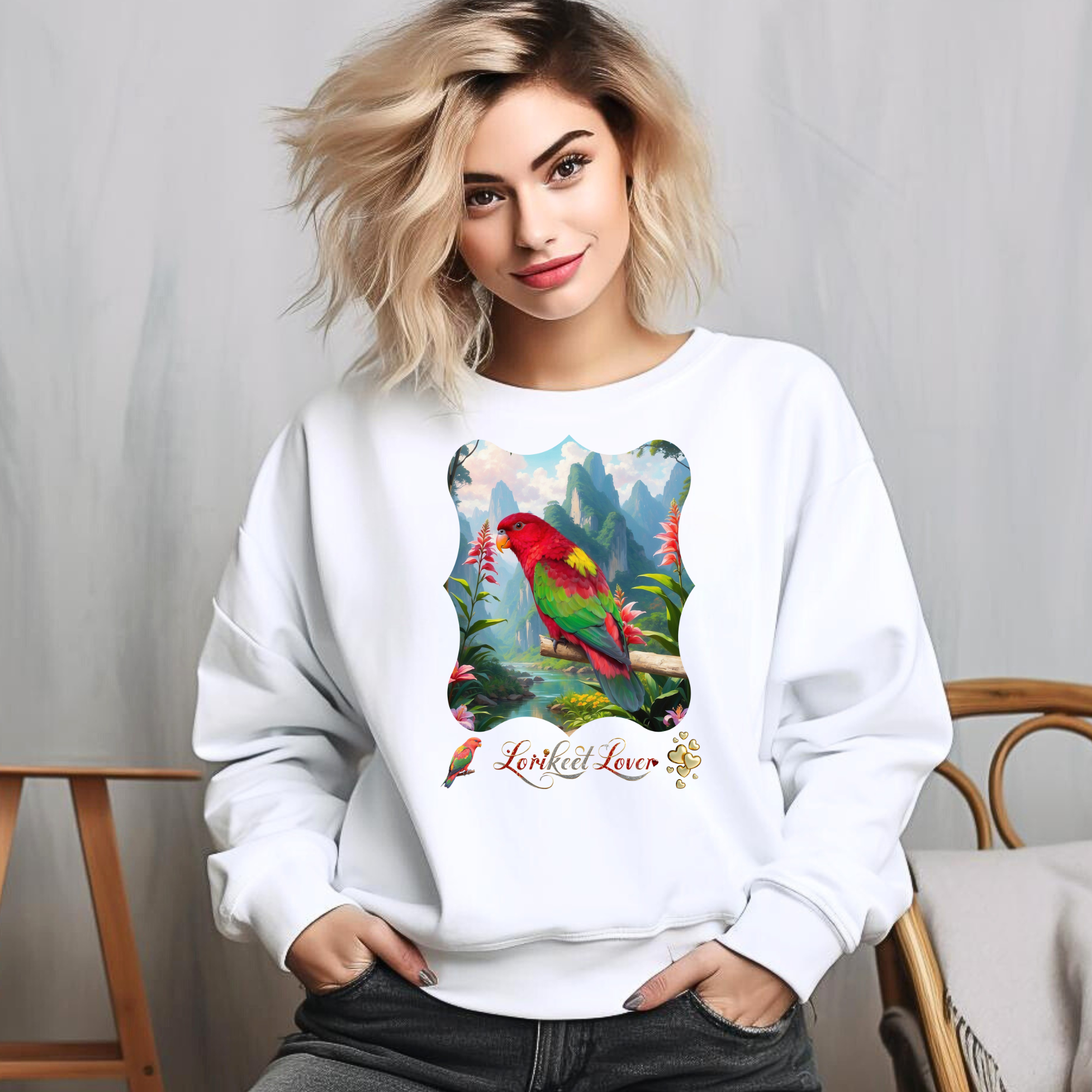 Rainbow Lorikeet Lover Sweatshirt