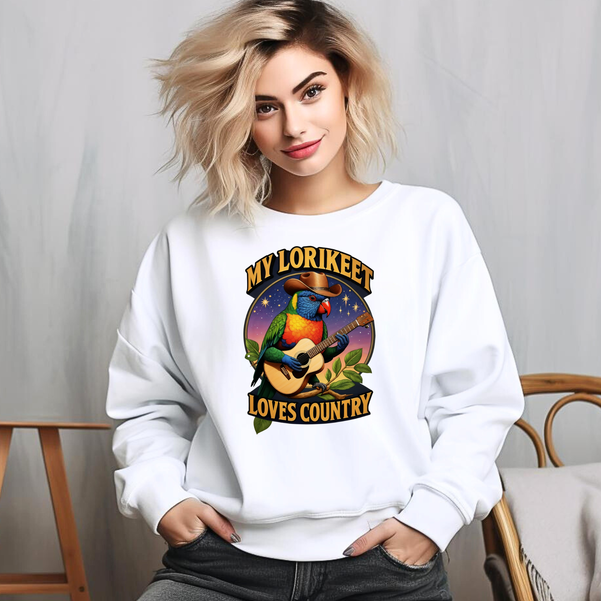 Lorikeet Loves Country Sweatshirt