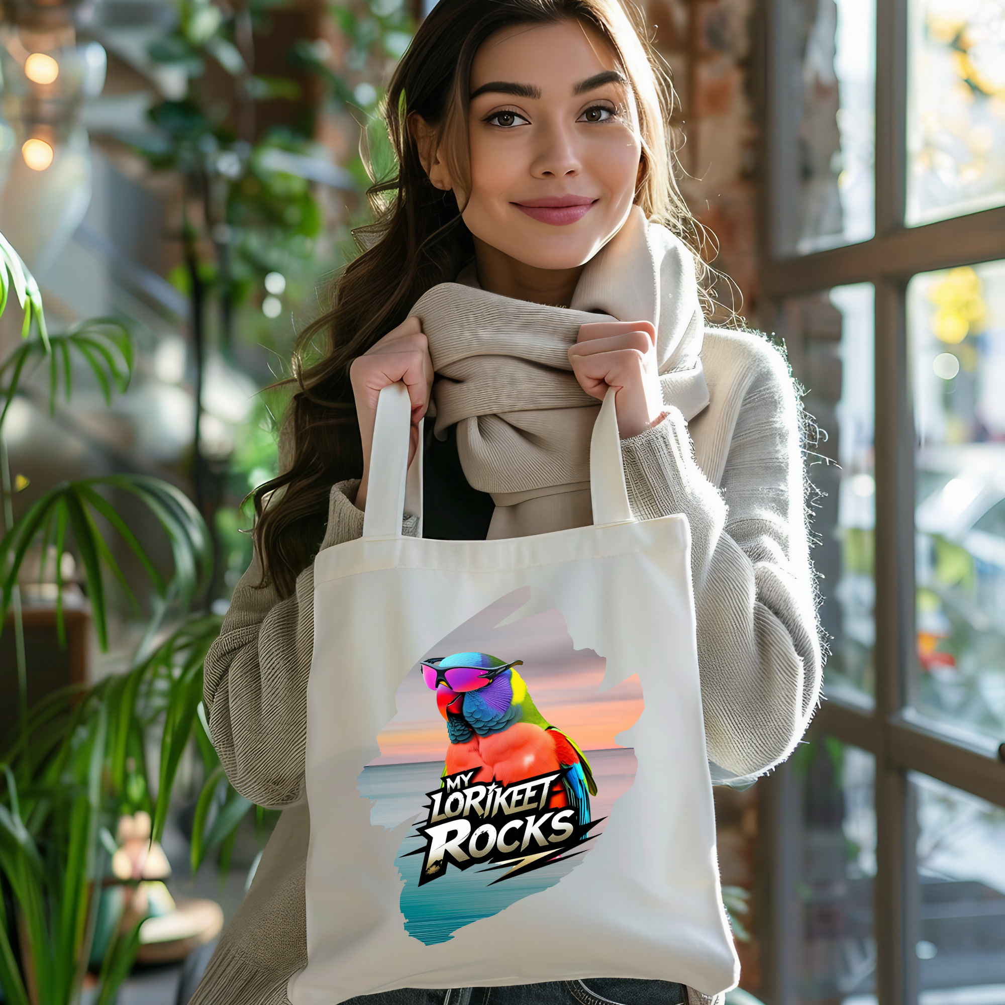 My Lorikeet Rocks Tote Bag
